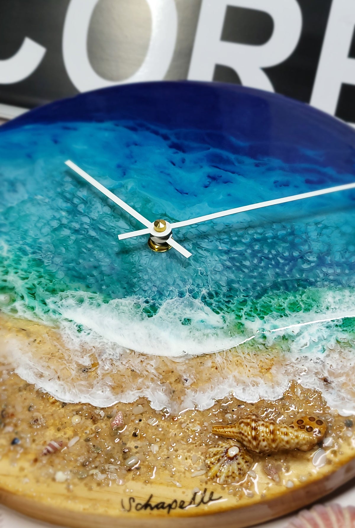 Epoxy Resin Wall Clock Regular (ab1805)