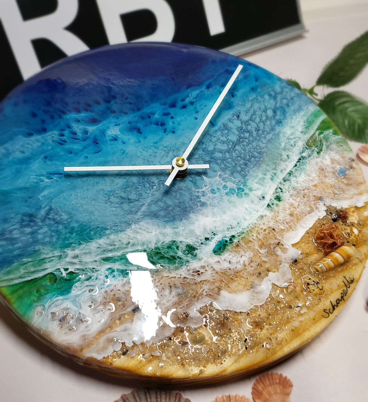 Epoxy Resin Wall Clock Regular (ab1801)
