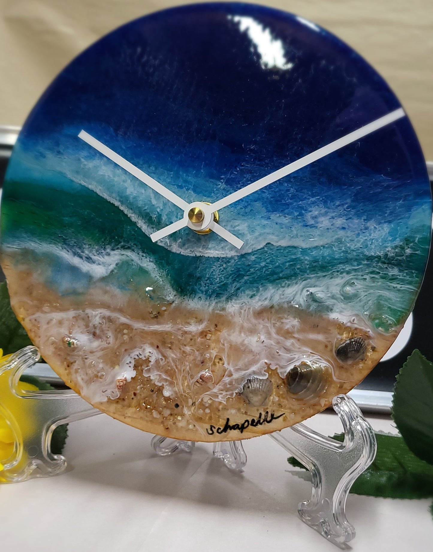 Epoxy Resin Wall Clock Small (ab1730)