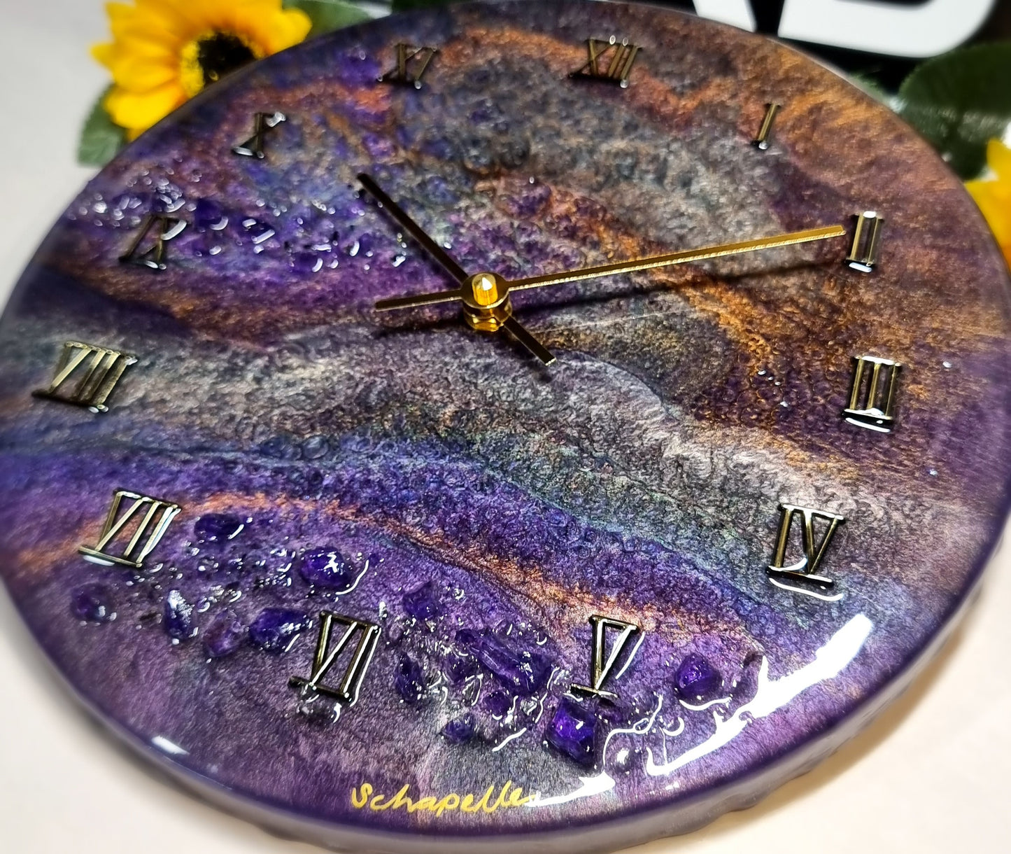 Epoxy Resin Wall Clock Regular (ab1567)