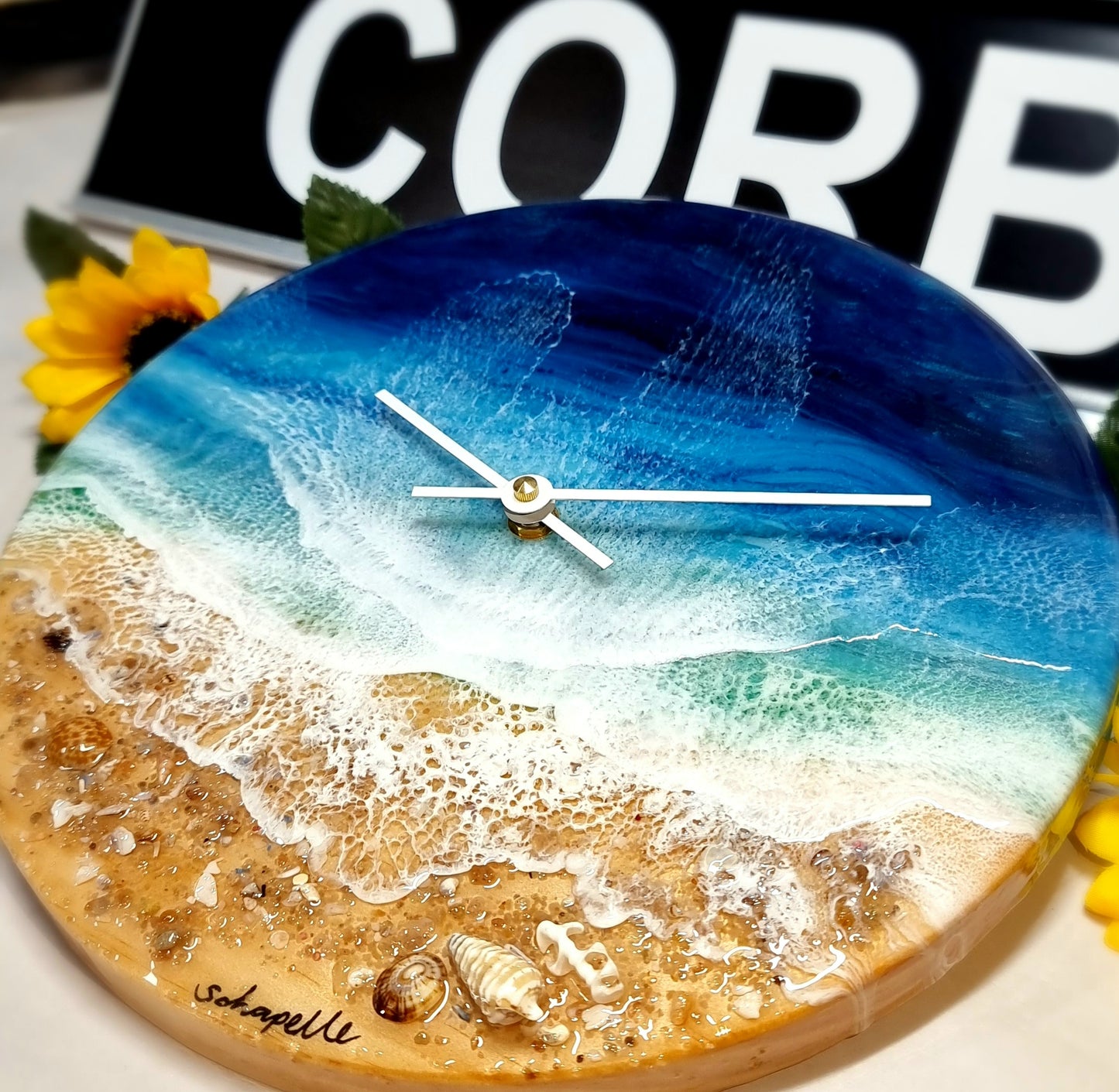 Epoxy Resin Wall Clock Regular (ab1528)