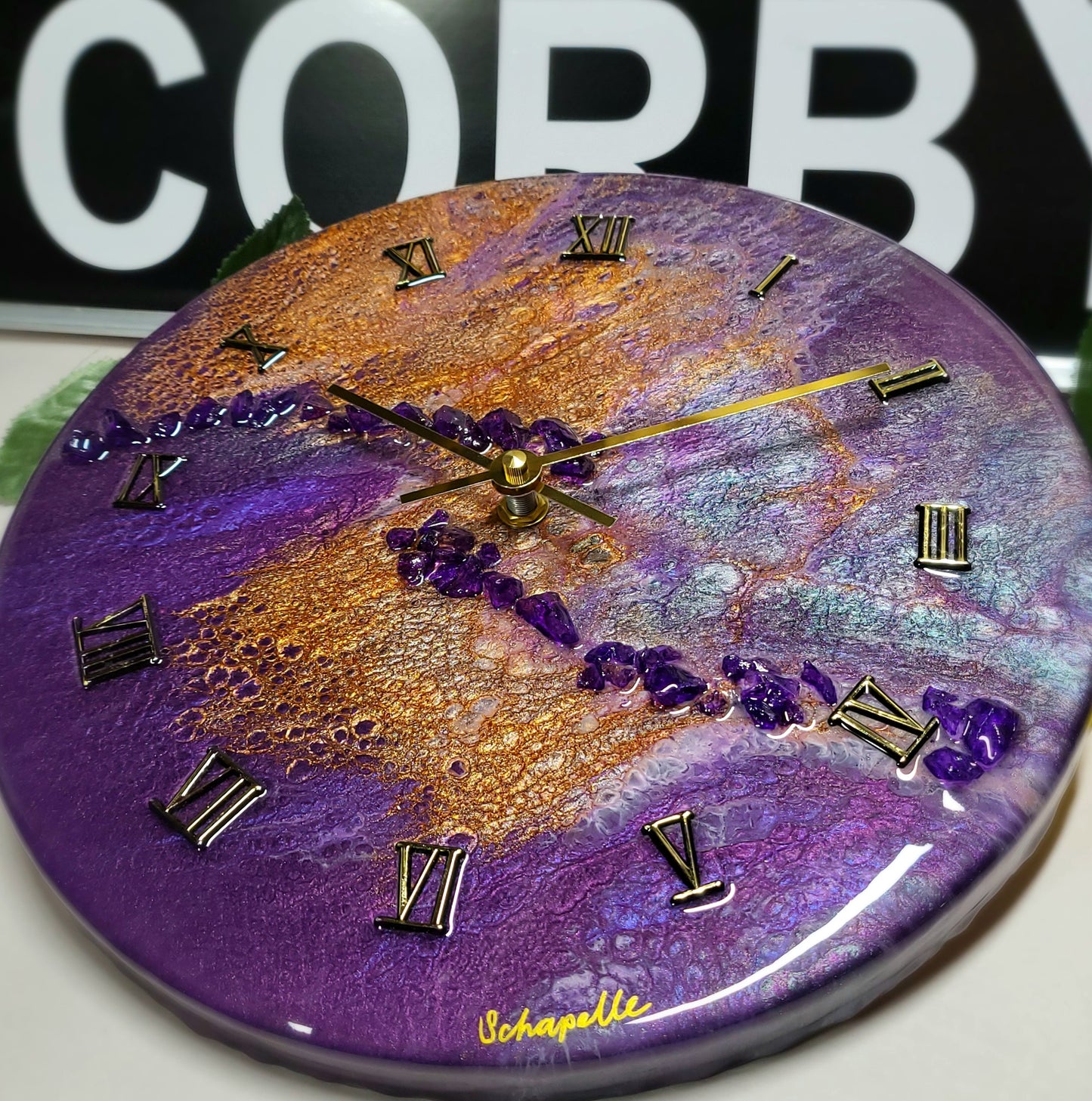 Epoxy Resin Wall Clock Regular (ab1722)
