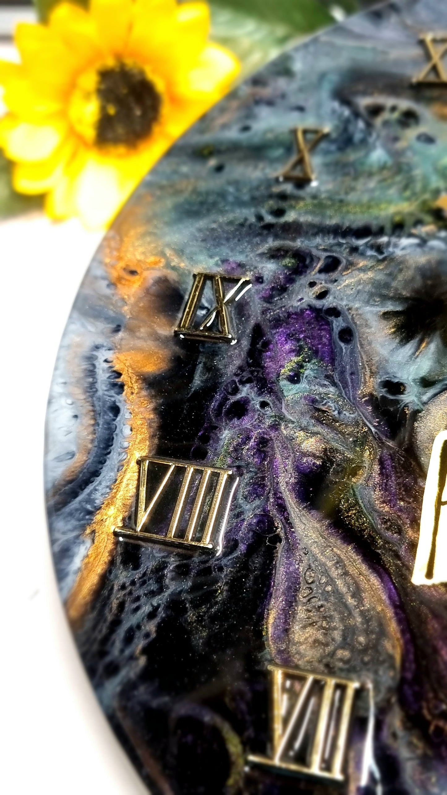 Epoxy Resin Wall Clock Regular (ab1562)