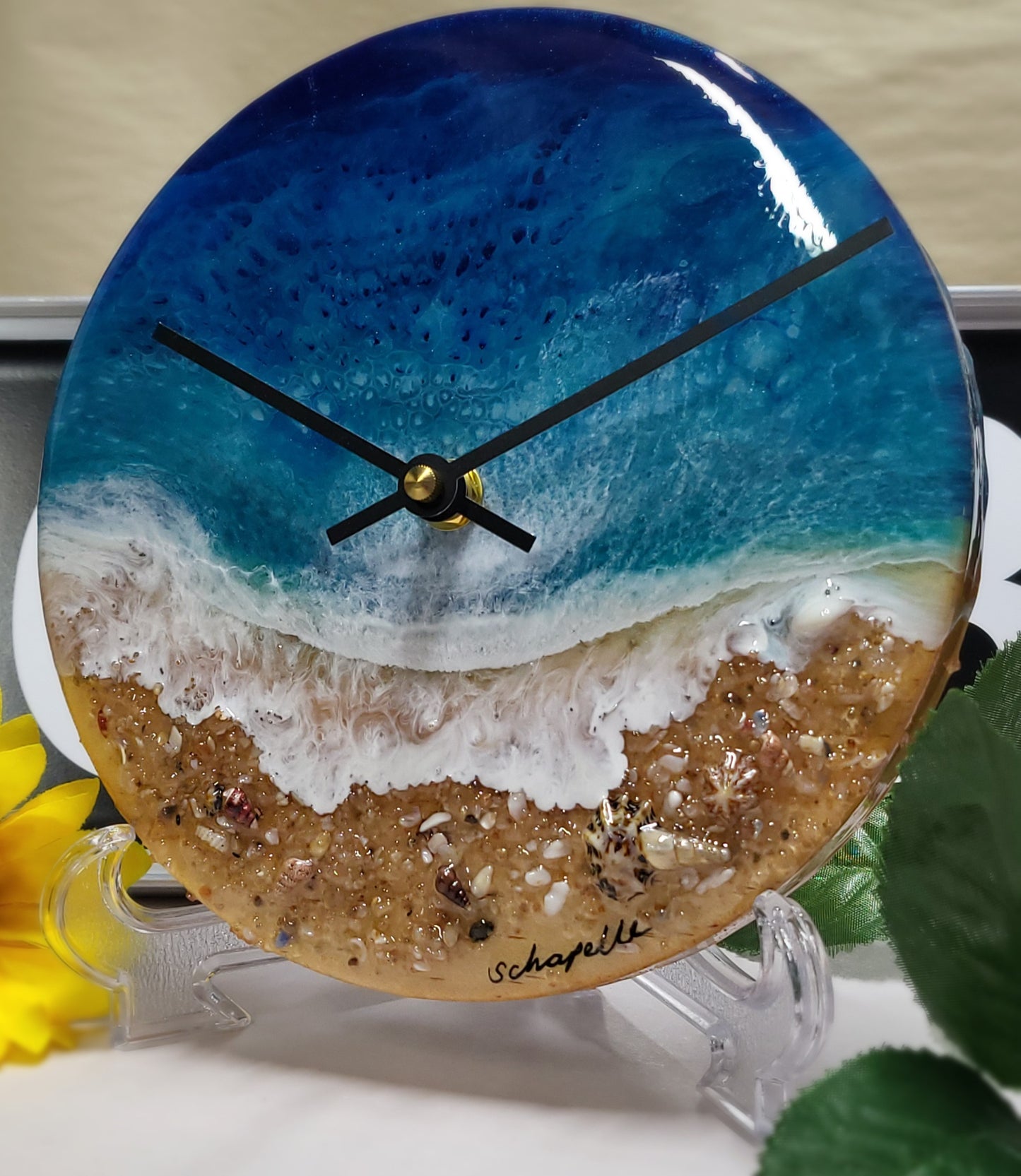 Epoxy Resin Wall Clock Small (ab1734)