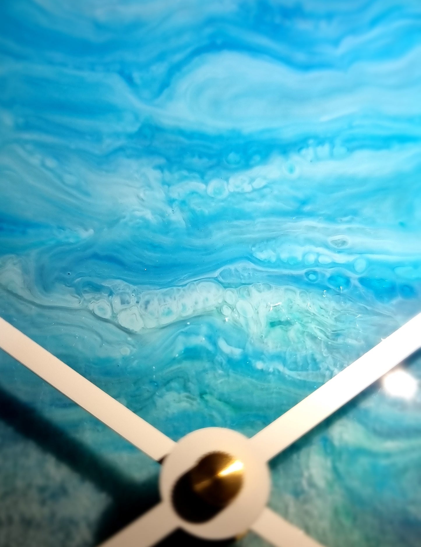 Epoxy Resin Wall Clock Regular (ab1471)