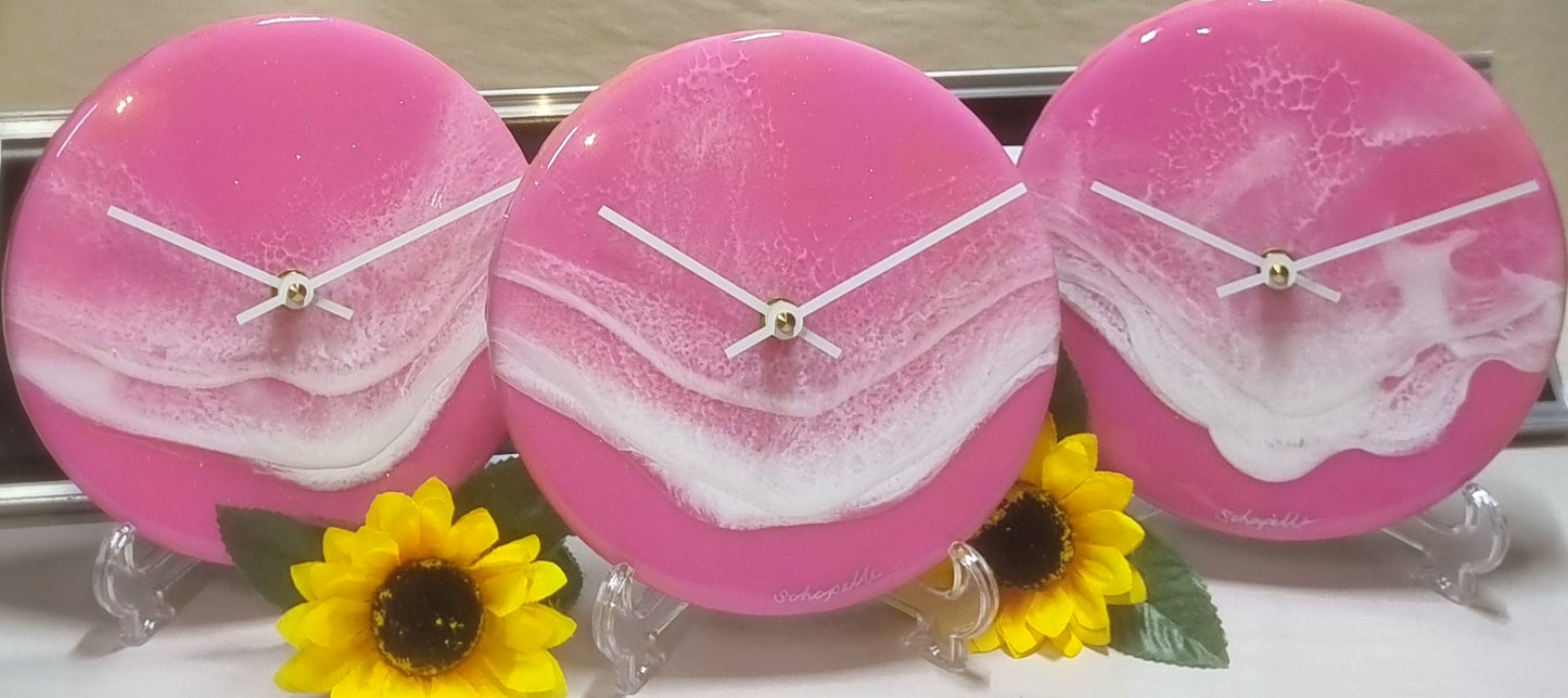 Epoxy Resin Wall Clock Small (ab1691)