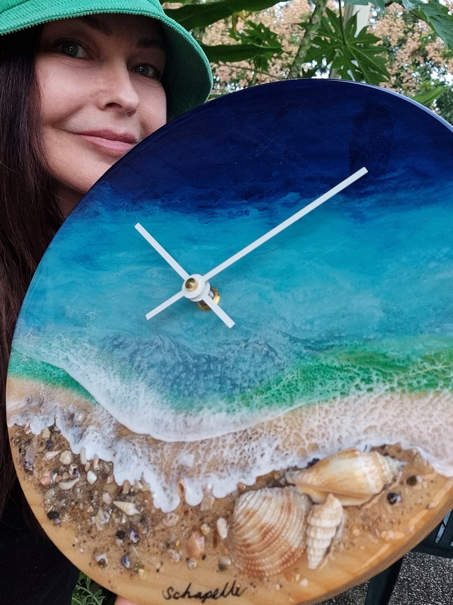 Epoxy Resin Wall Clock Regular (ab1477)