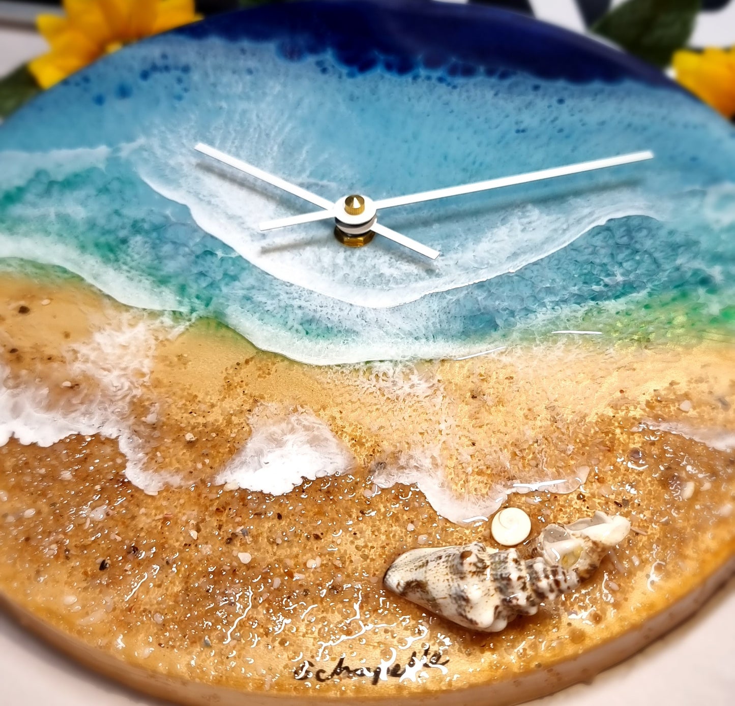 Epoxy Resin Wall Clock Regular (ab1563)