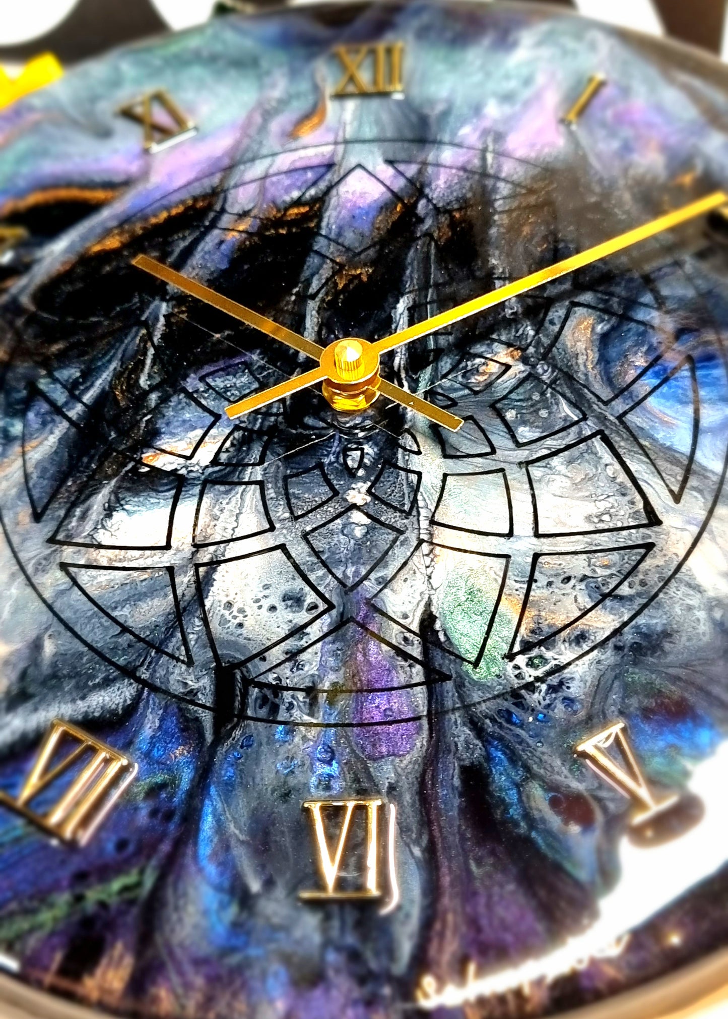 Epoxy Resin Wall Clock Regular (ab1555)