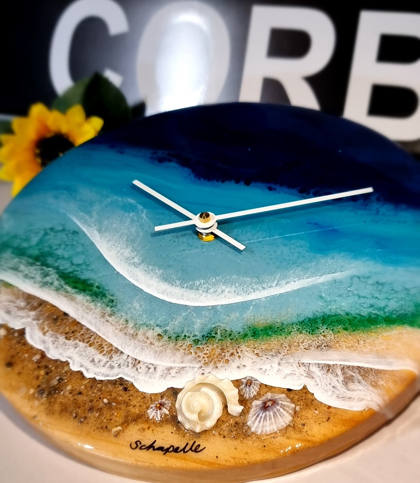 Epoxy Resin Wall Clock Regular (ab1473)