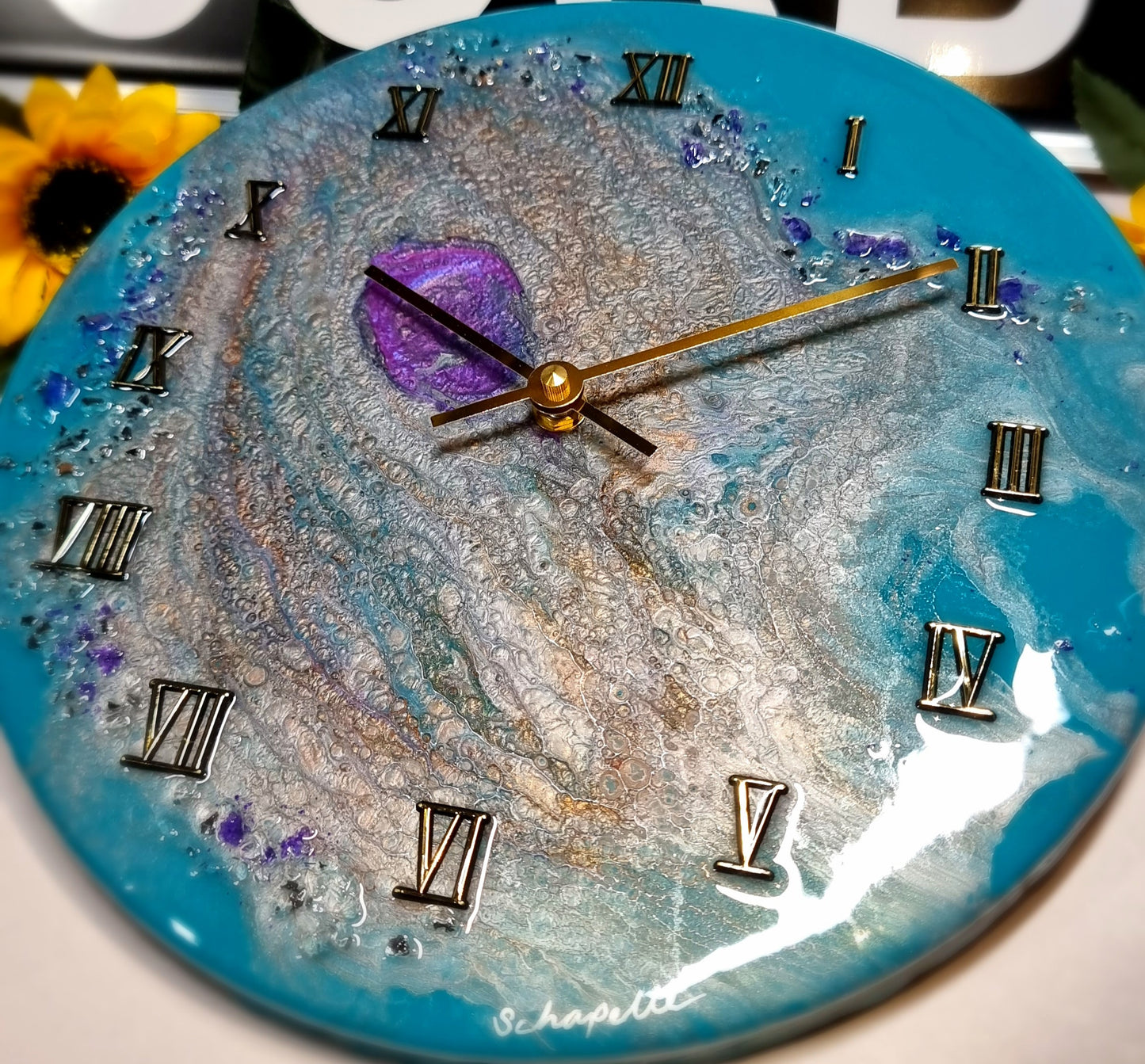 Epoxy Resin Wall Clock Regular (ab1559)