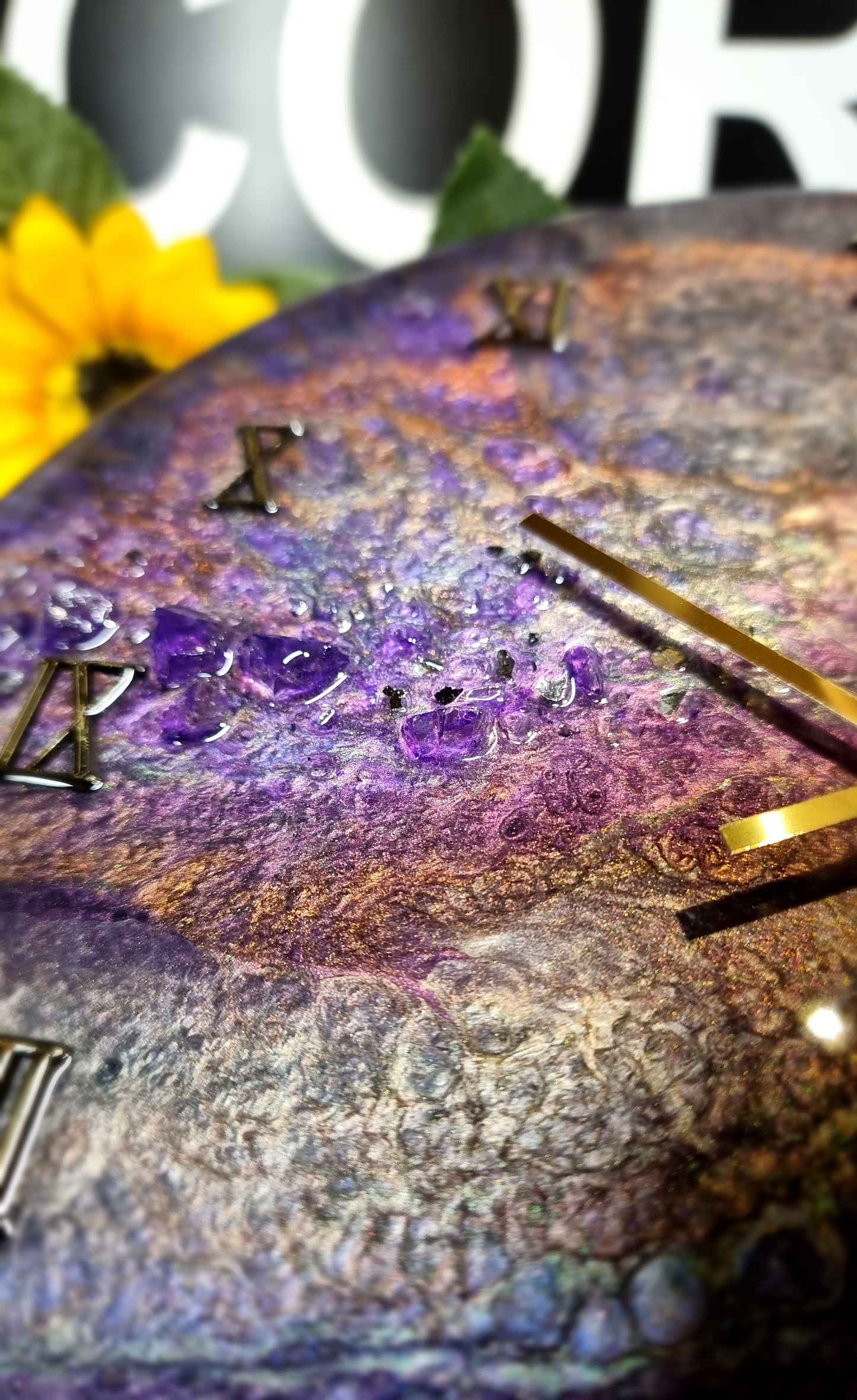 Epoxy Resin Wall Clock Regular (ab1567)
