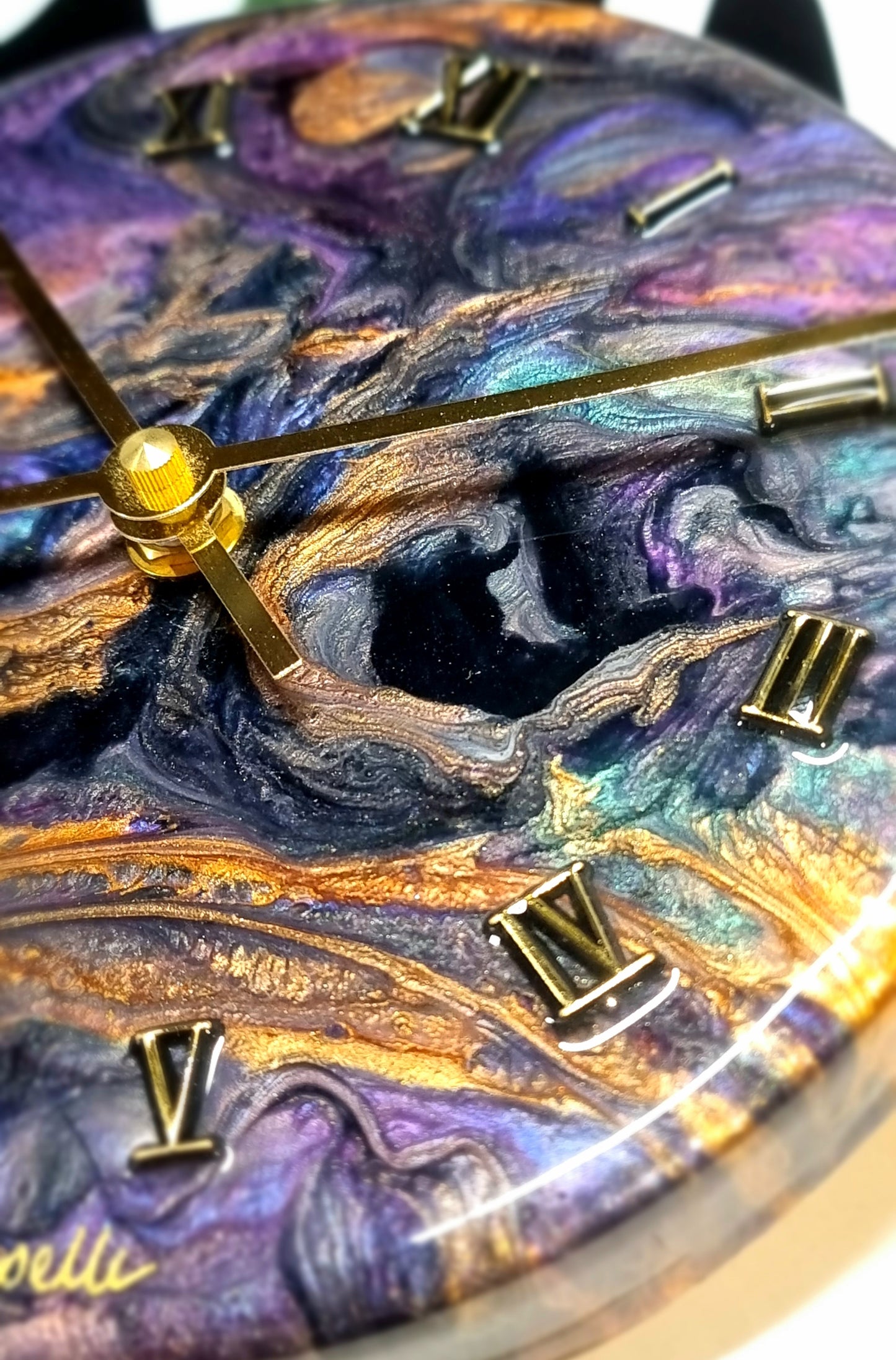 Epoxy Resin Wall Clock Small (ab1539)