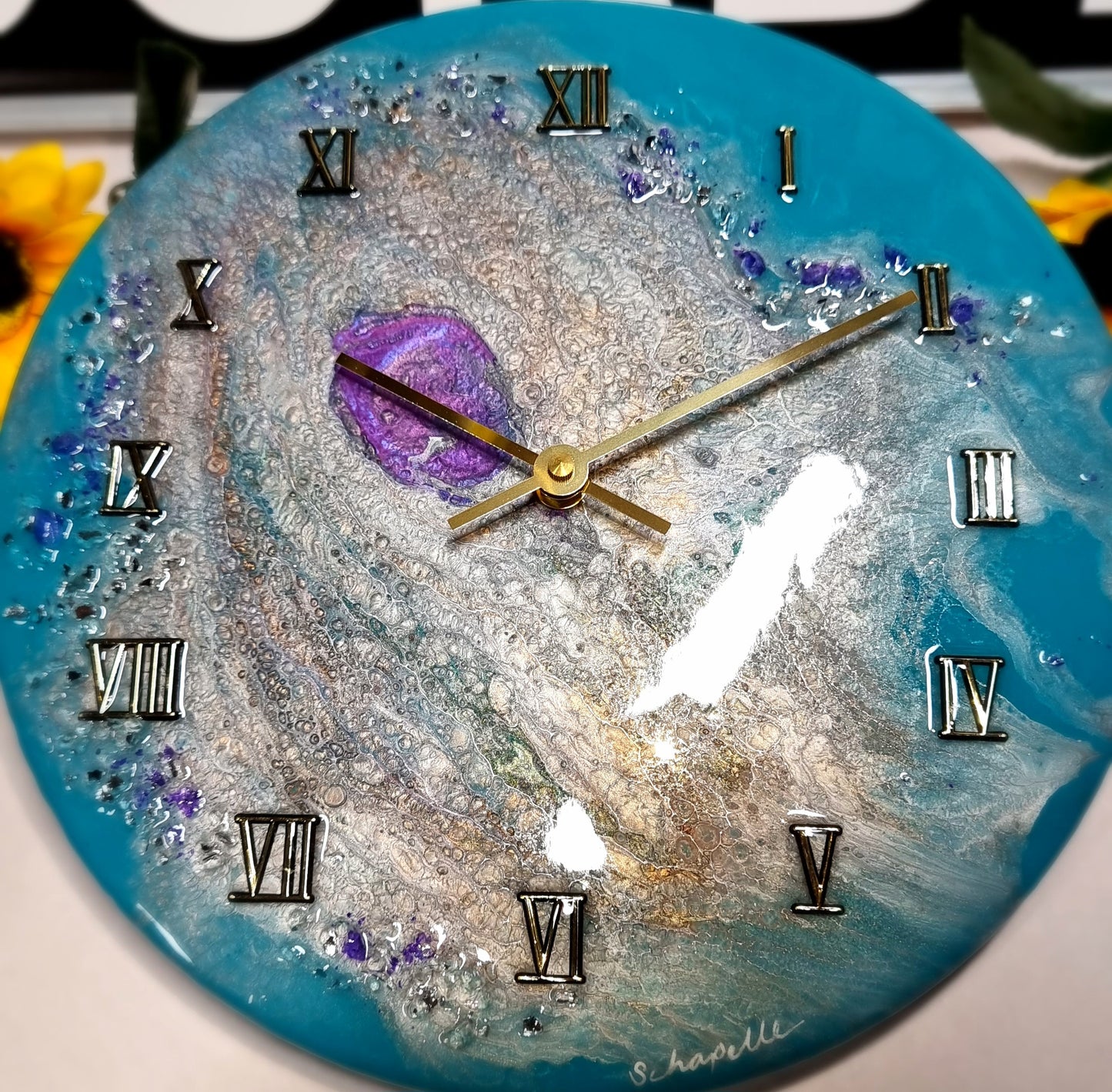 Epoxy Resin Wall Clock Regular (ab1559)