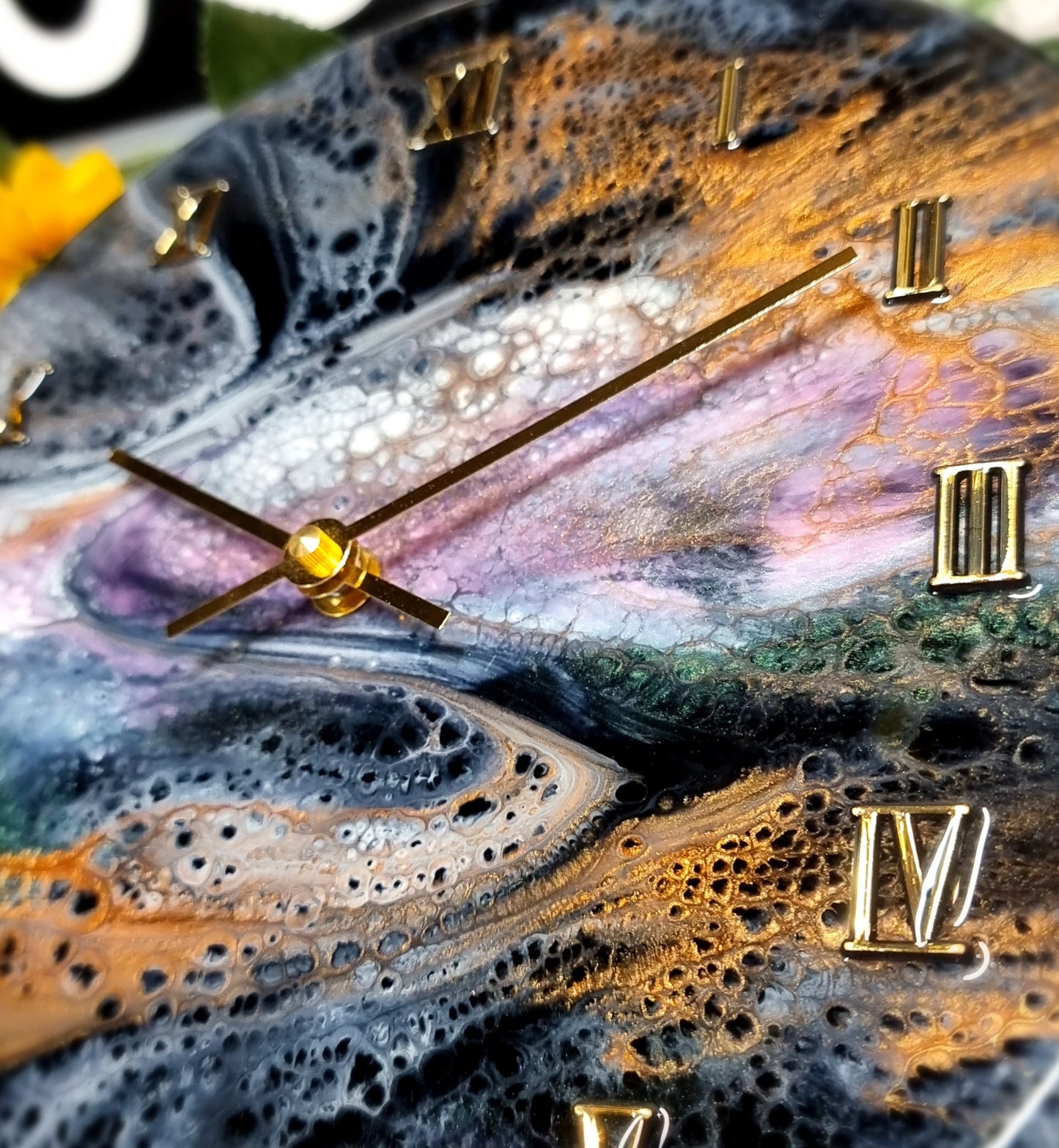 Epoxy Resin Wall Clock Regular (ab1558)