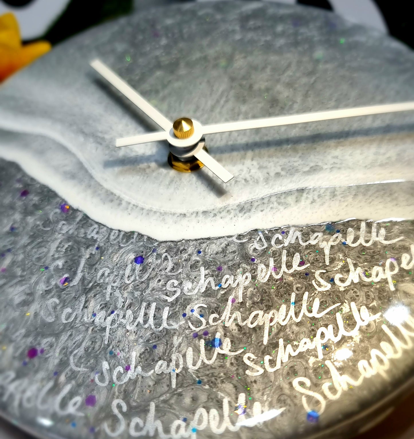 Epoxy Resin Wall Clock Small (ab1500)