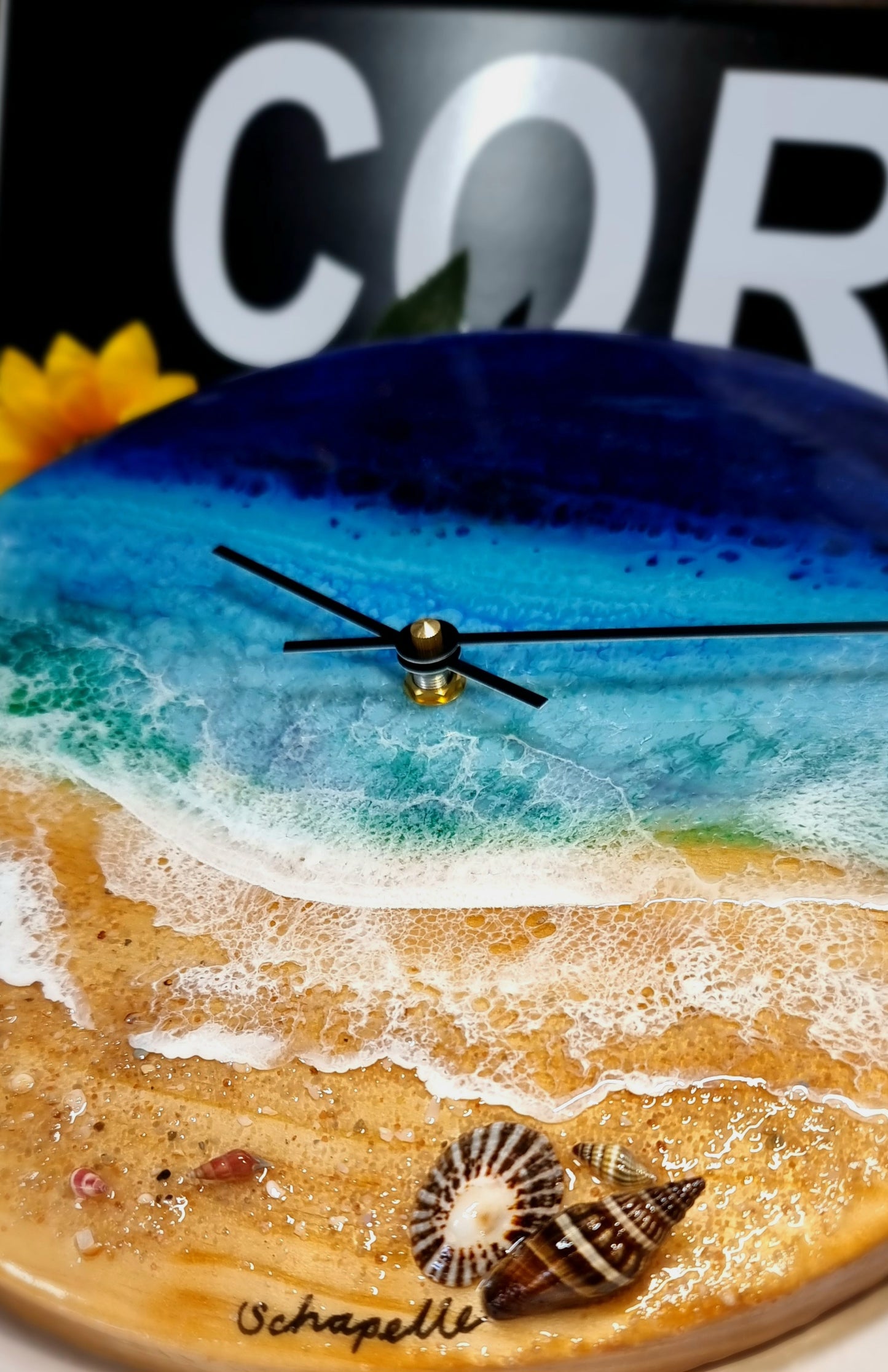 Epoxy Resin Wall Clock Regular (ab1573)