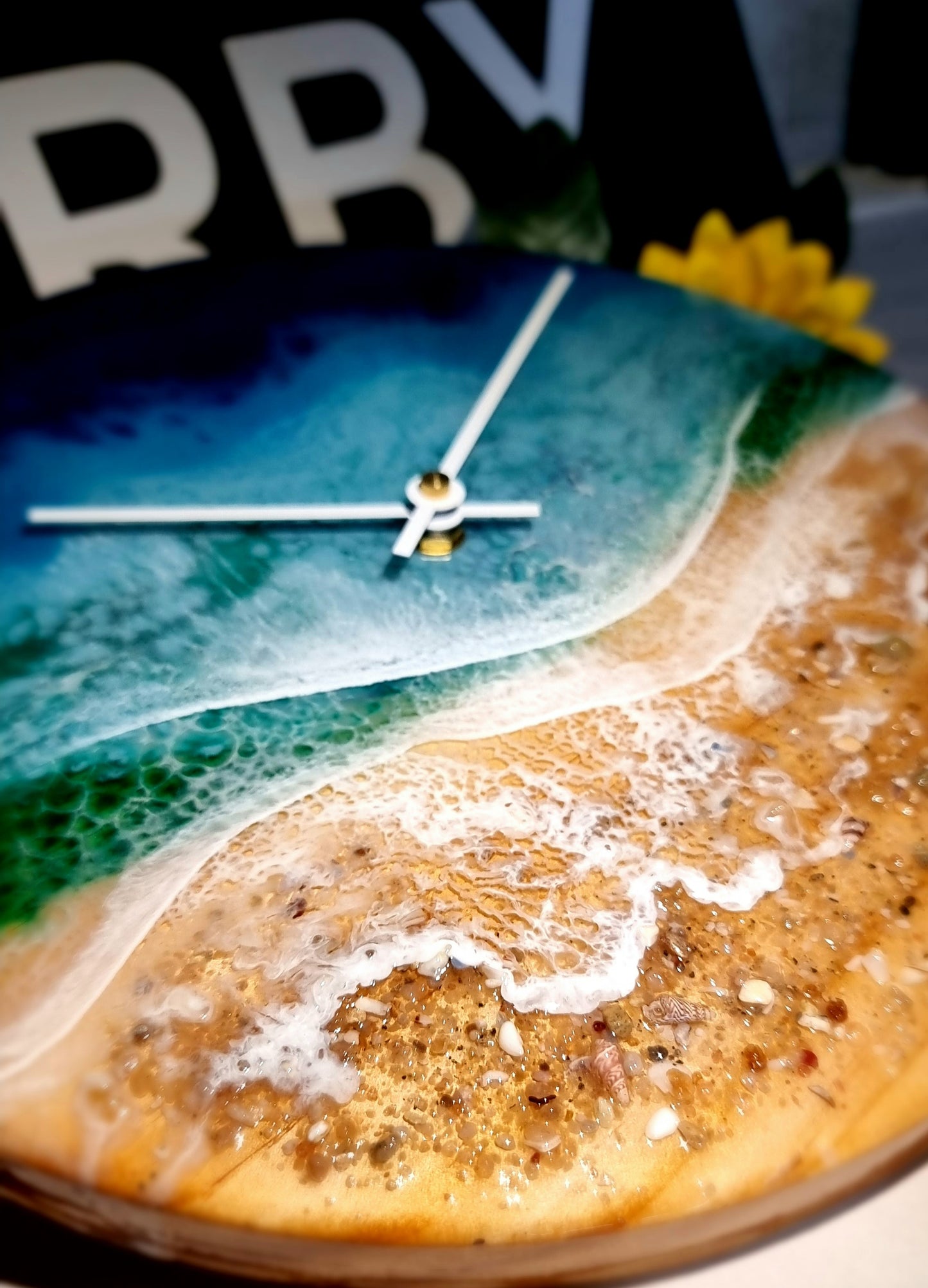 Epoxy Resin Wall Clock Regular (ab1508)