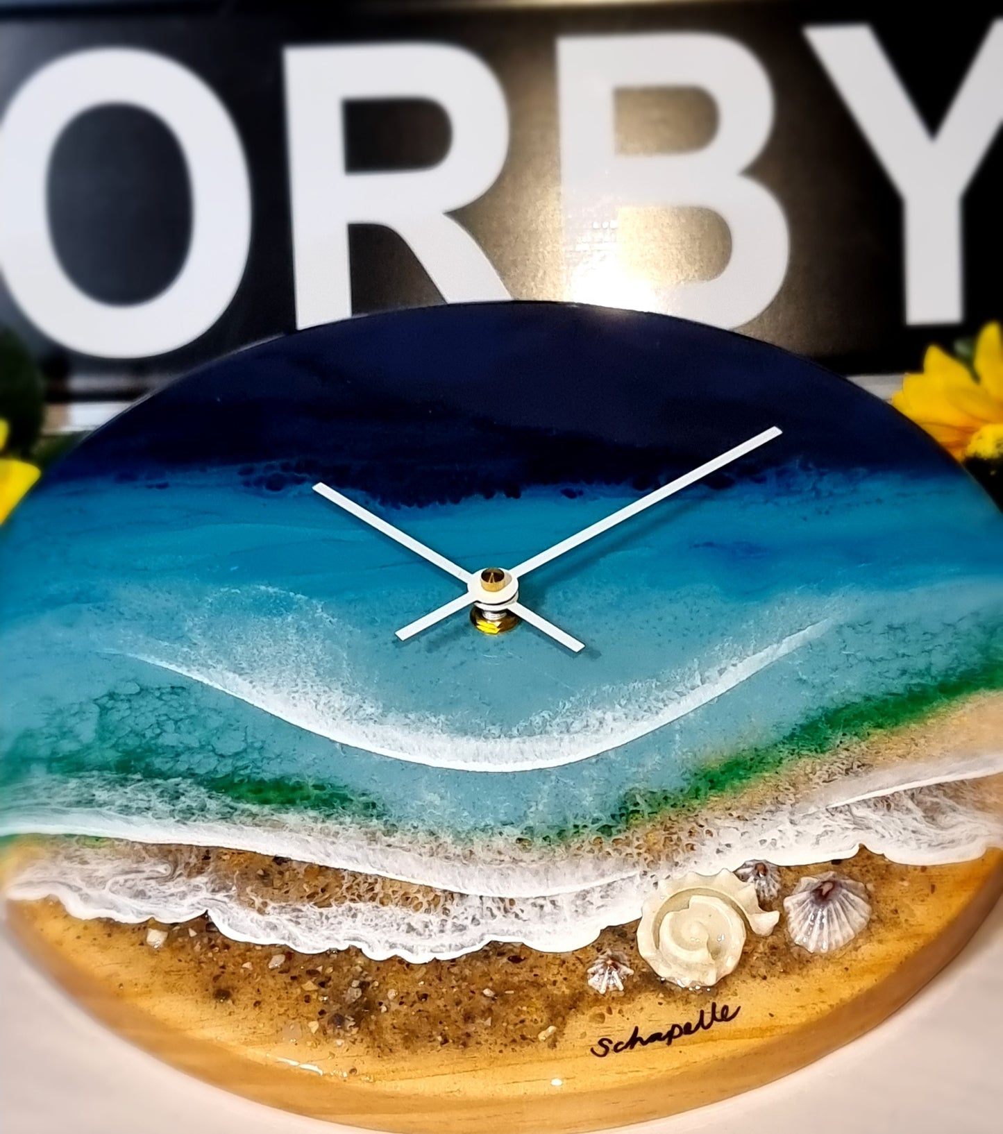 Epoxy Resin Wall Clock Regular (ab1473)