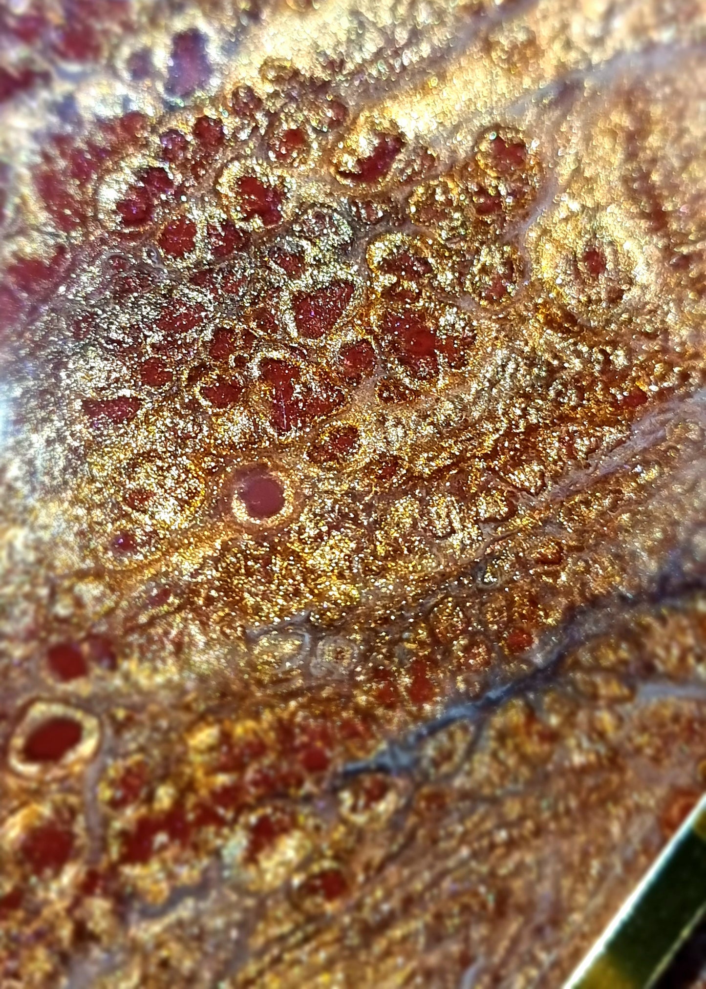Epoxy Resin Wall Clock Small (ab1513)