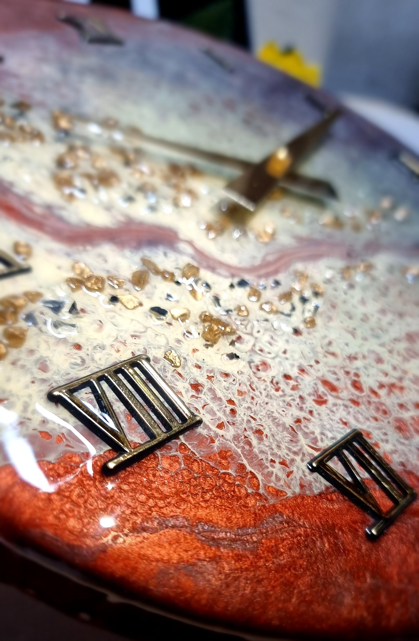 Epoxy Resin Wall Clock Regular (ab1568)