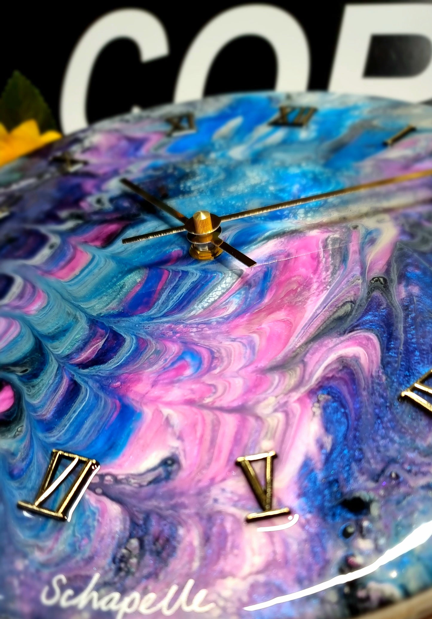 Epoxy Resin Wall Clock Regular (ab1523)