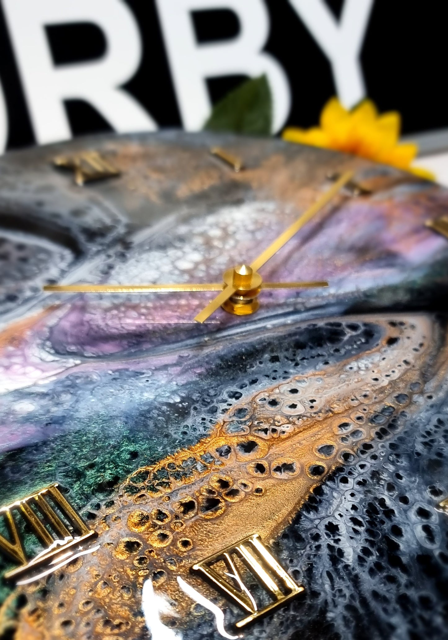 Epoxy Resin Wall Clock Regular (ab1558)