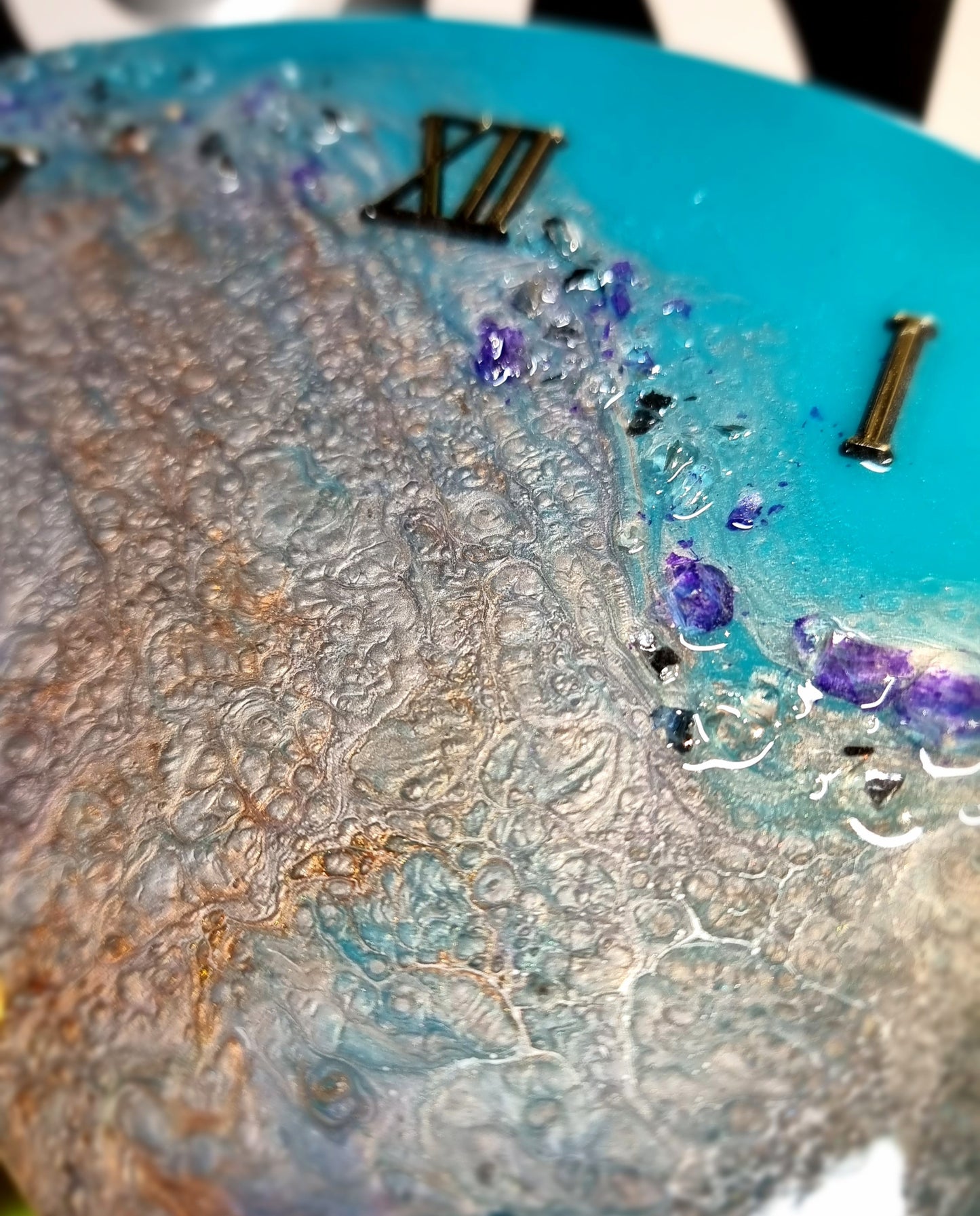 Epoxy Resin Wall Clock Regular (ab1559)