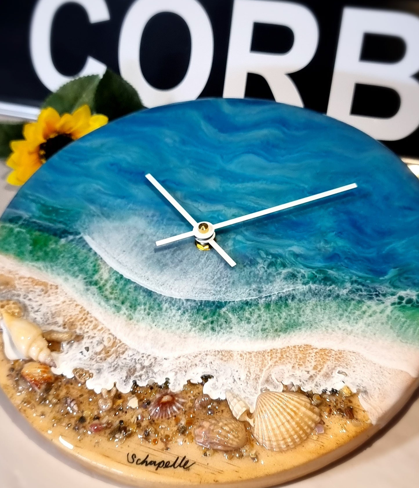 Epoxy Resin Wall Clock Regular (ab1471)