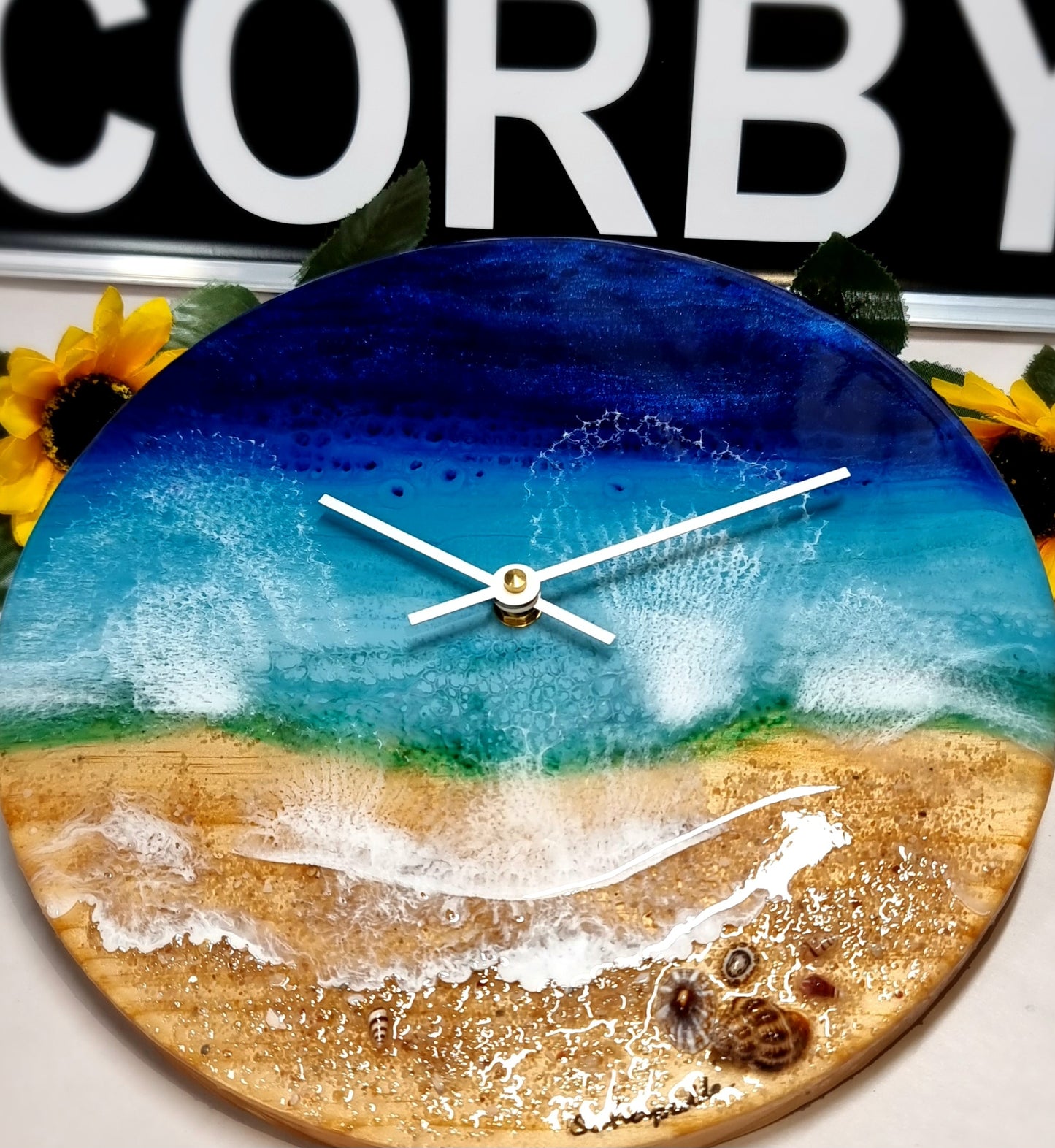 Epoxy Resin Wall Clock Regular (ab1575)