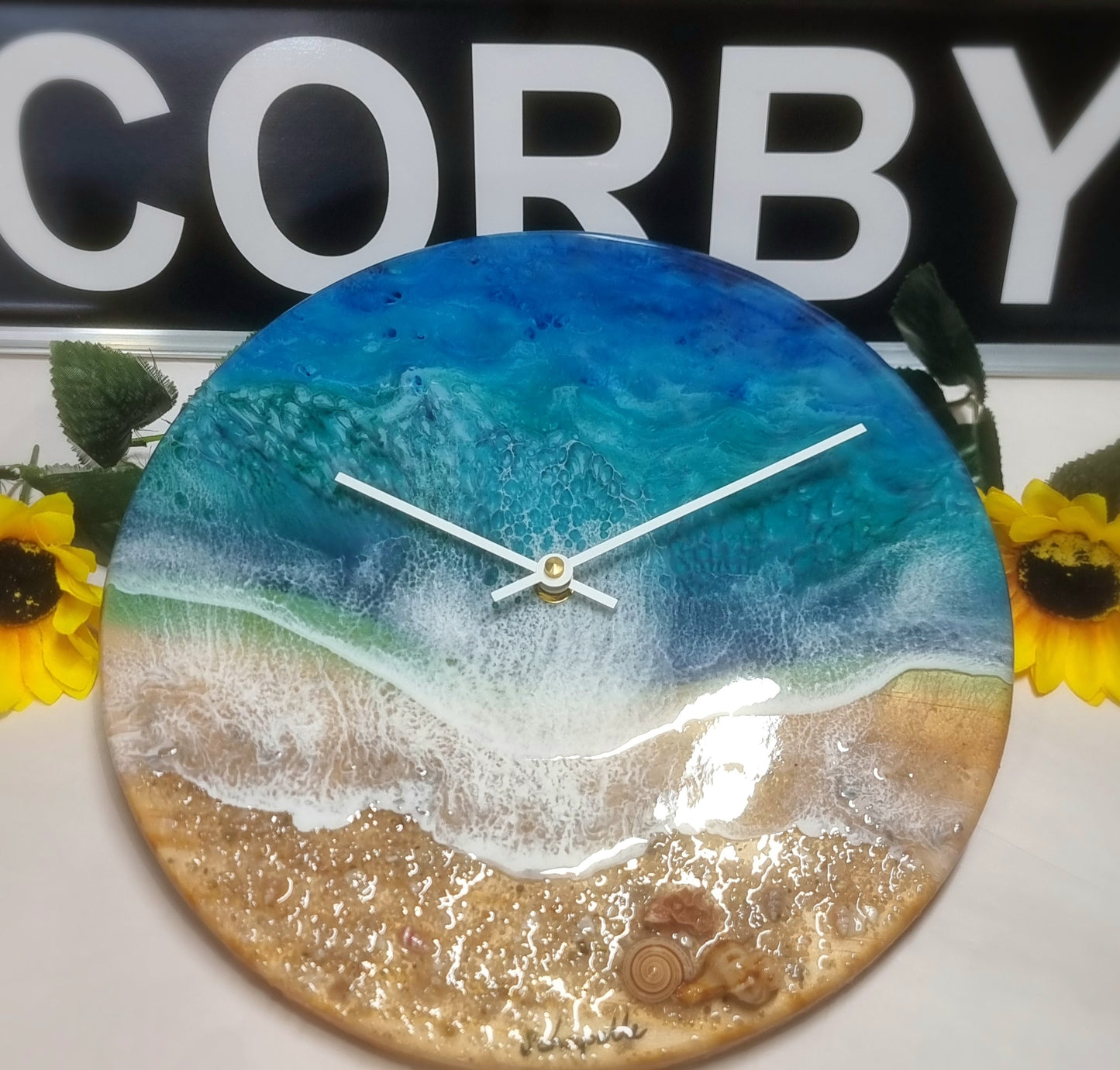 Epoxy Resin Wall Clock Regular (ab1700)