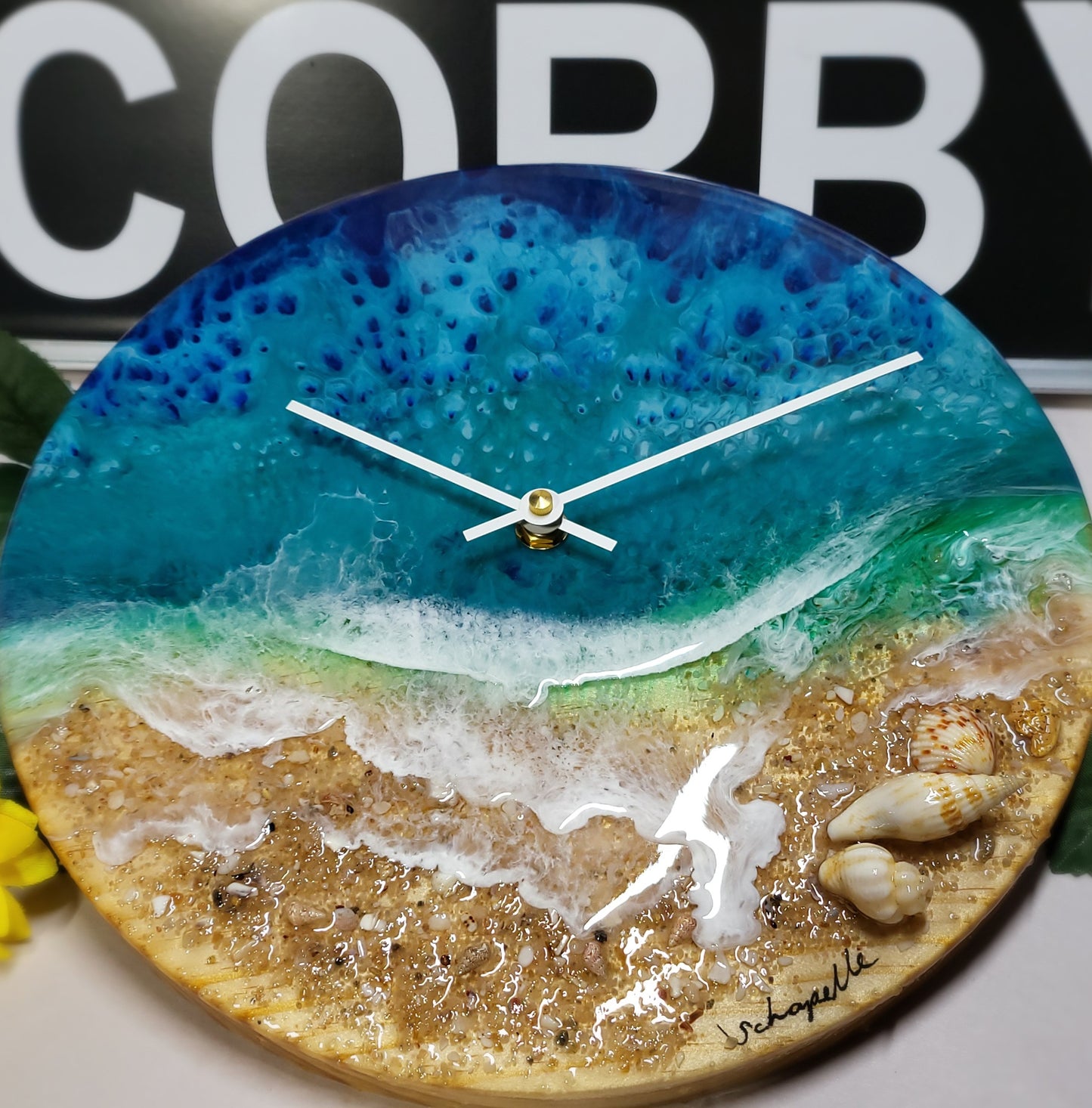 Epoxy Resin Wall Clock Regular (ab1760)