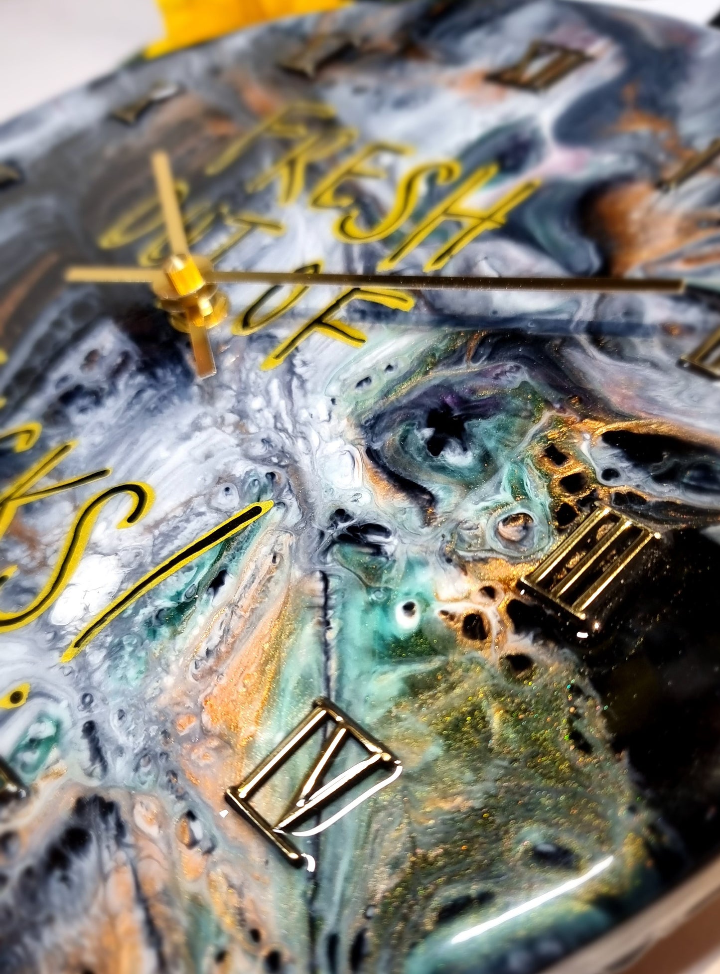 Epoxy Resin Wall Clock Regular (ab1564)