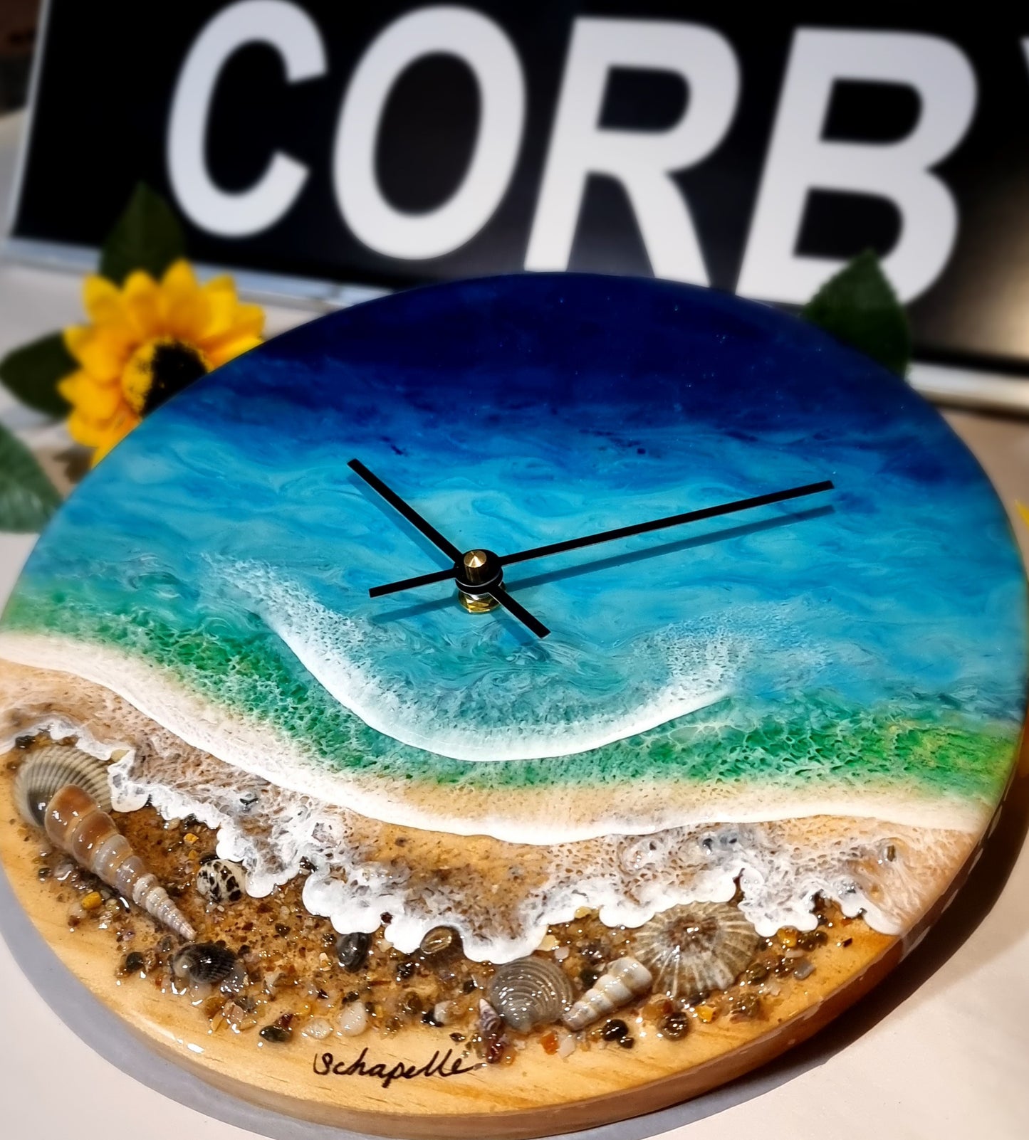 Epoxy Resin Wall Clock Regular (ab1469)