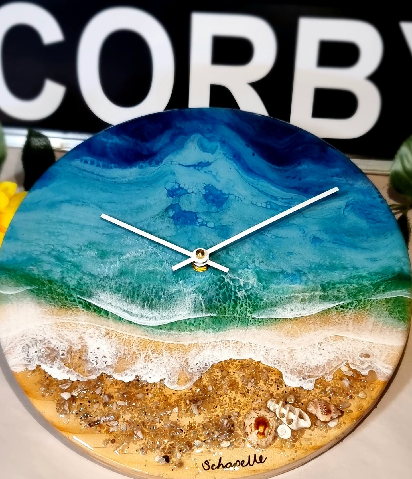 Epoxy Resin Wall Clock Regular (ab1504)