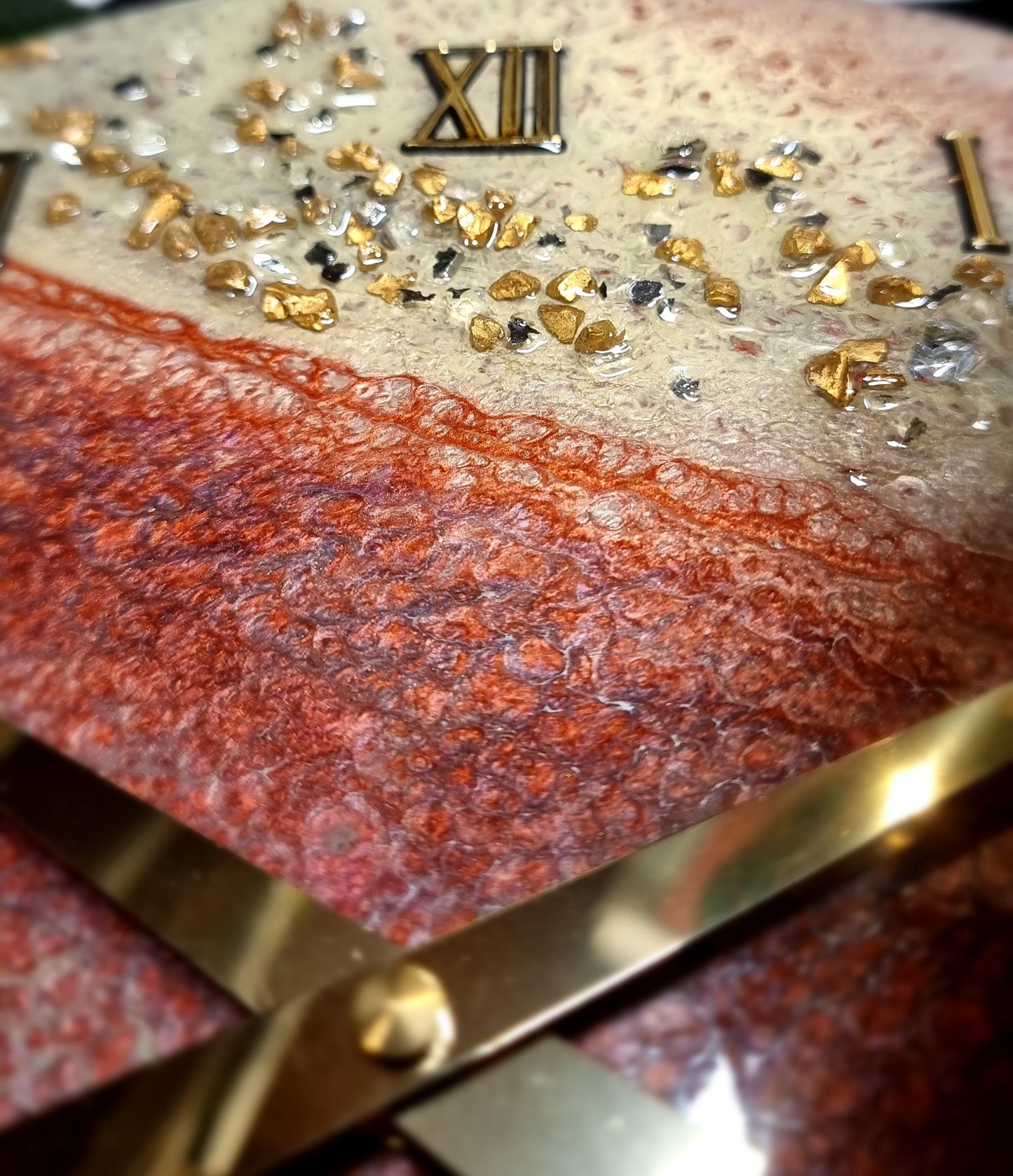 Epoxy Resin Wall Clock Regular (ab1566)