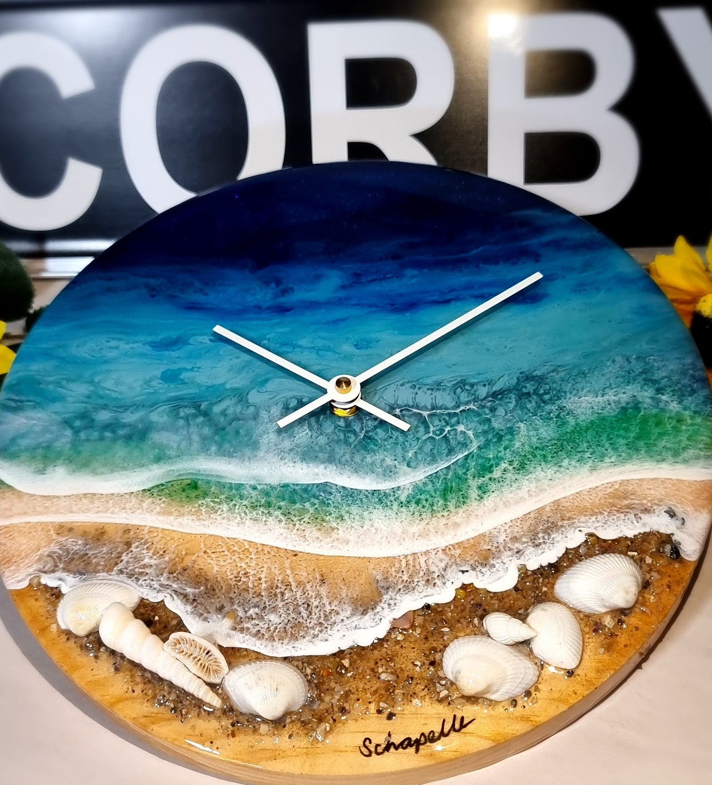 Epoxy Resin Wall Clock Regular (ab1476)