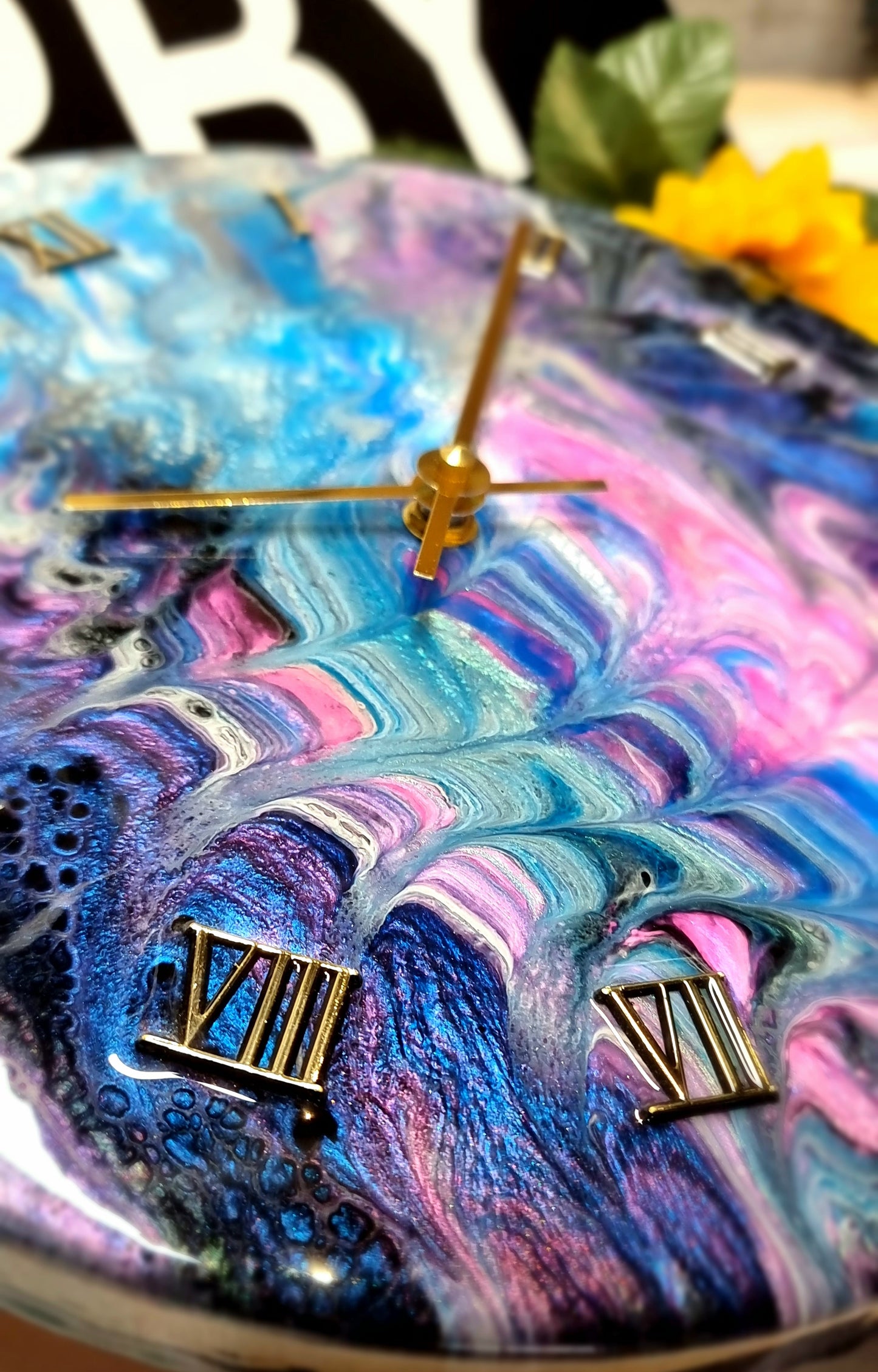 Epoxy Resin Wall Clock Regular (ab1523)