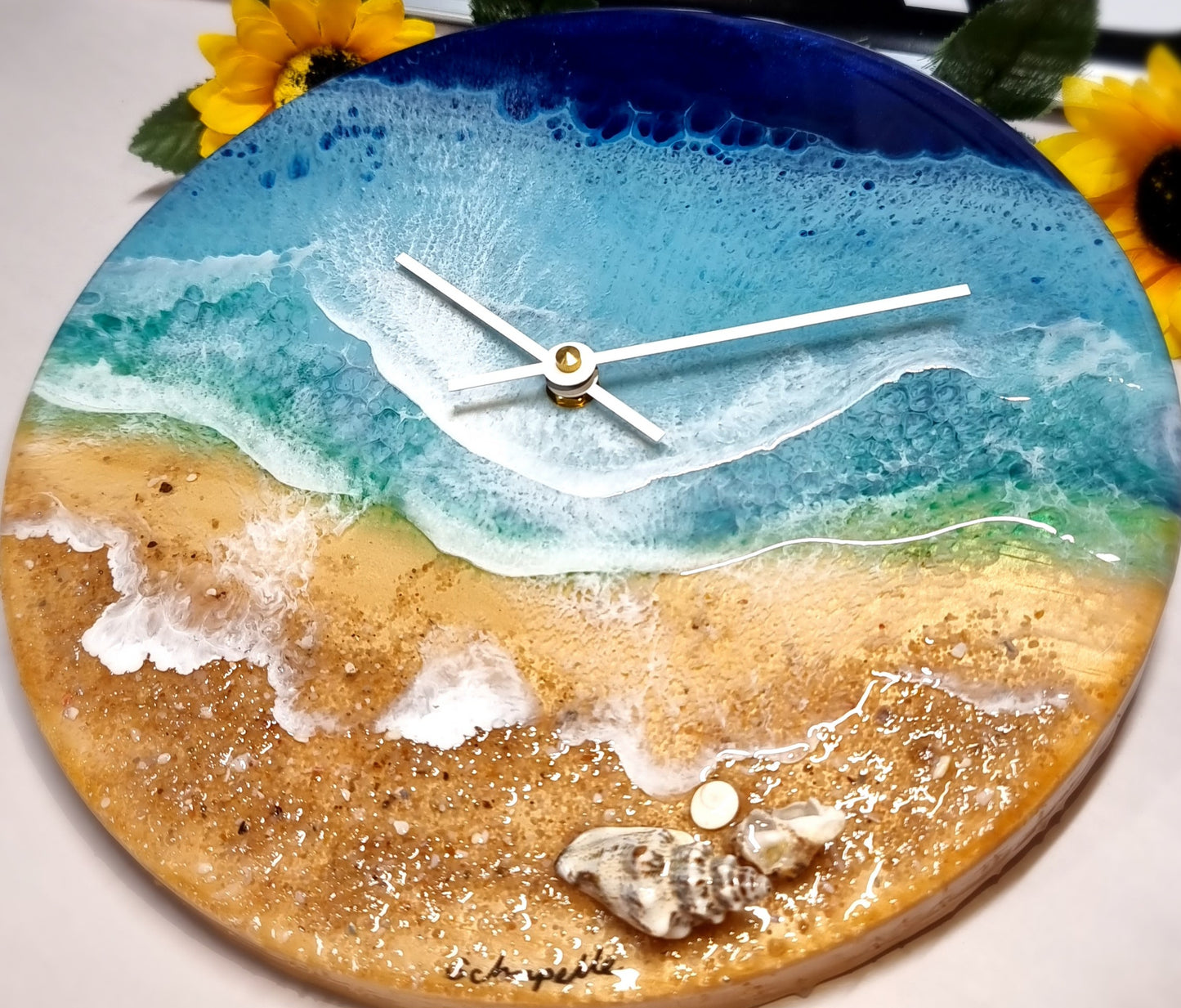 Epoxy Resin Wall Clock Regular (ab1563)