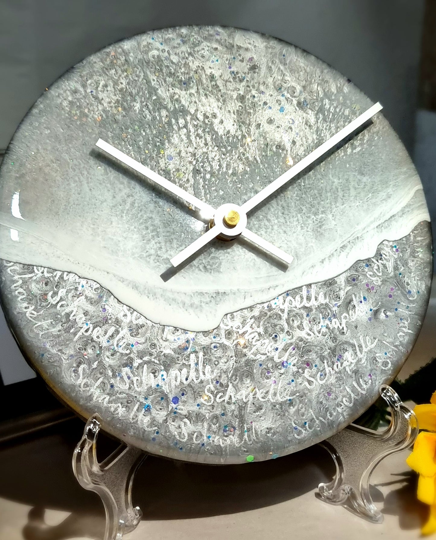 Epoxy Resin Wall Clock Small (ab1500)
