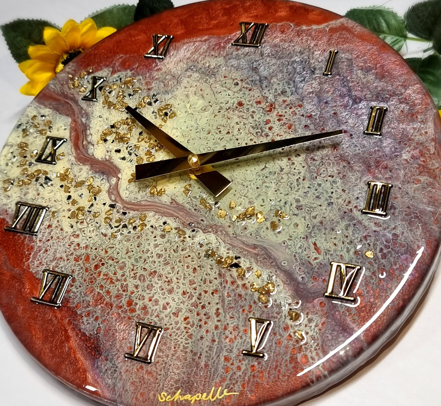 Epoxy Resin Wall Clock Regular (ab1568)