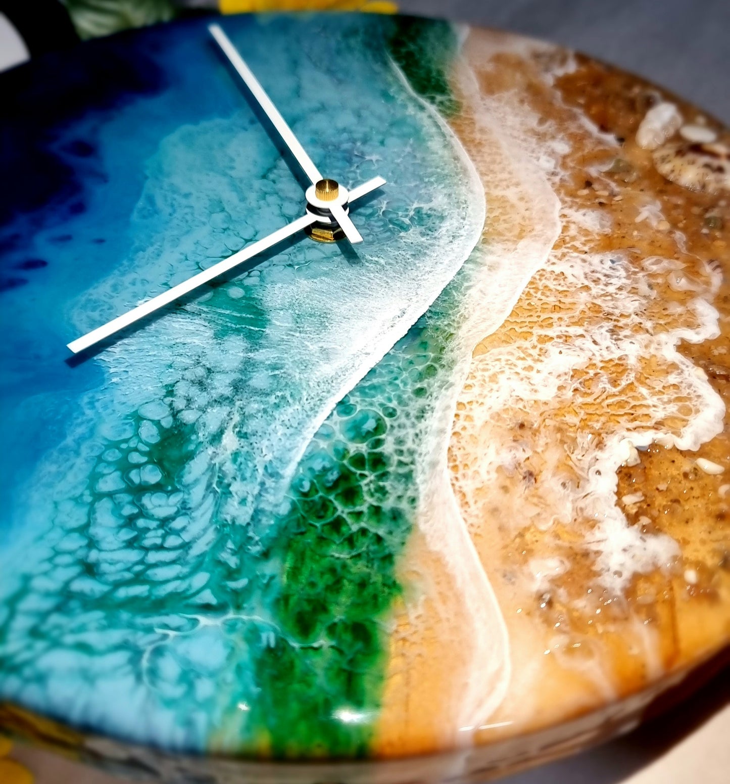 Epoxy Resin Wall Clock Regular (ab1508)