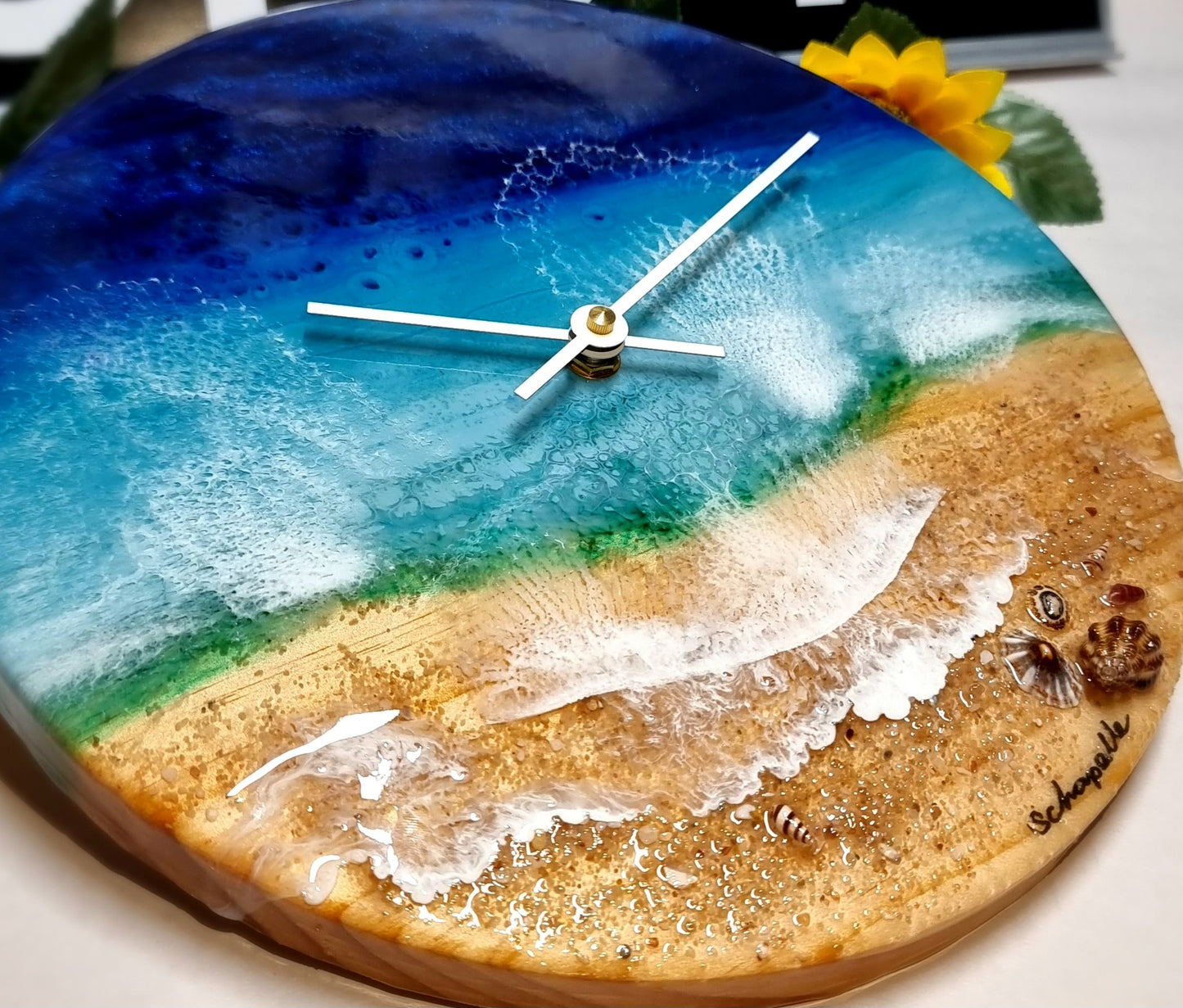 Epoxy Resin Wall Clock Regular (ab1575)