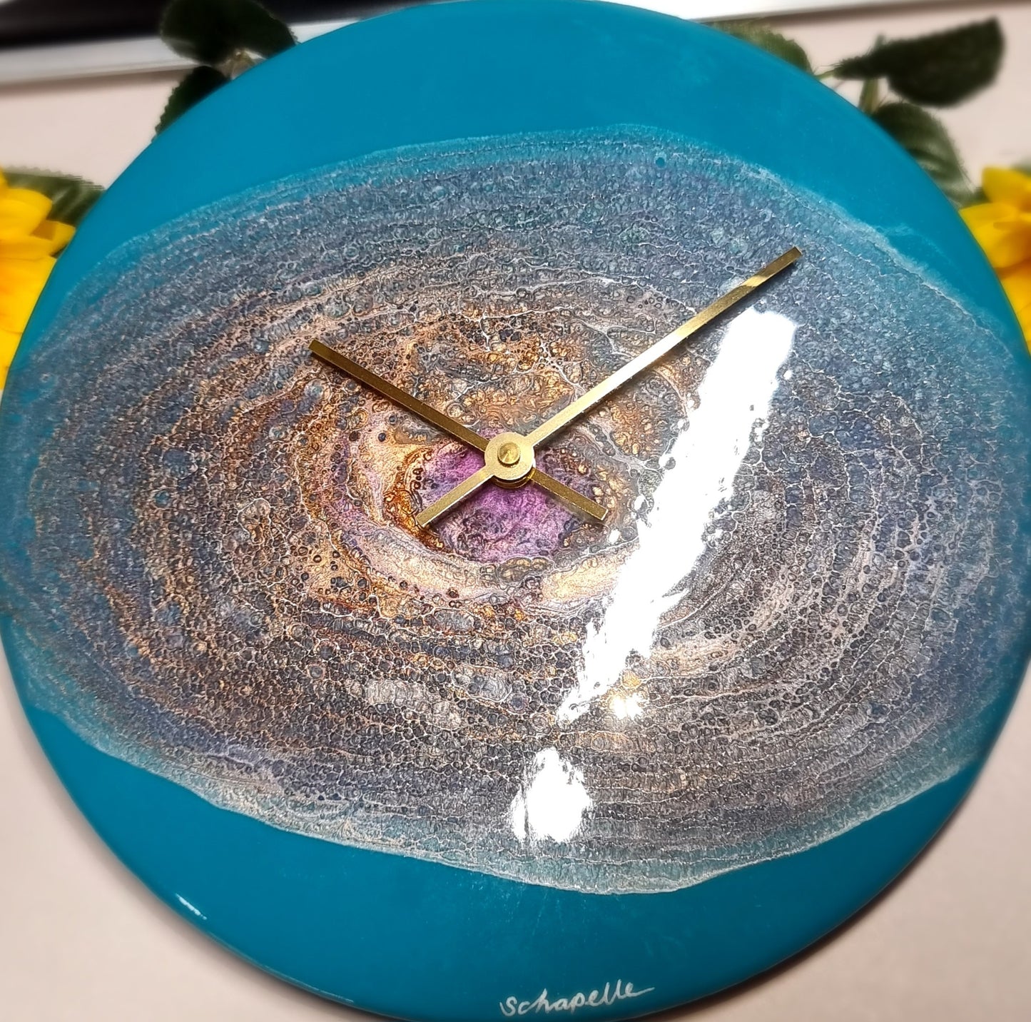 Epoxy Resin Wall Clock Regular (ab1560)