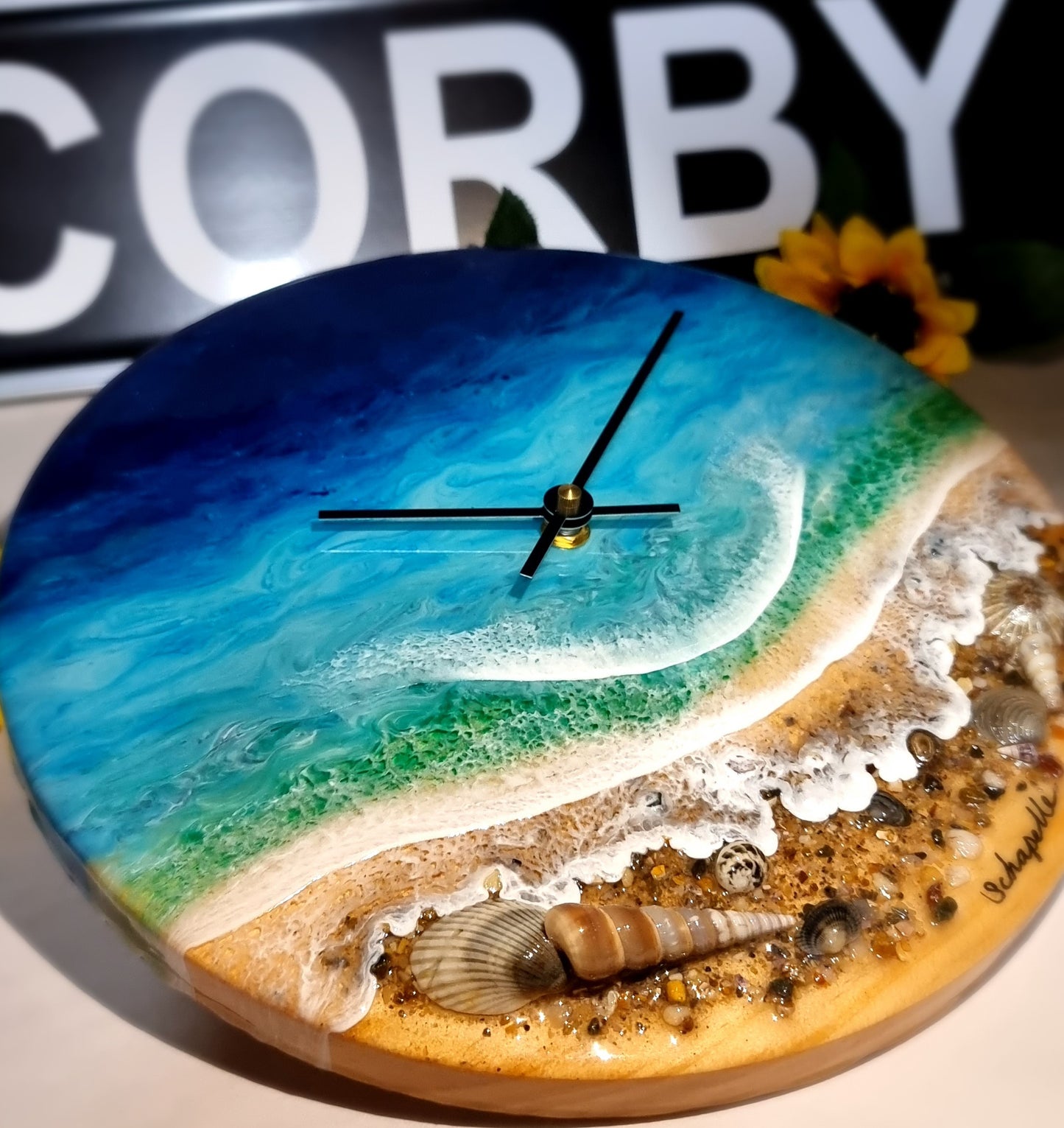 Epoxy Resin Wall Clock Regular (ab1469)