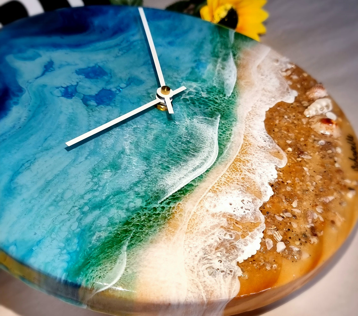 Epoxy Resin Wall Clock Regular (ab1504)