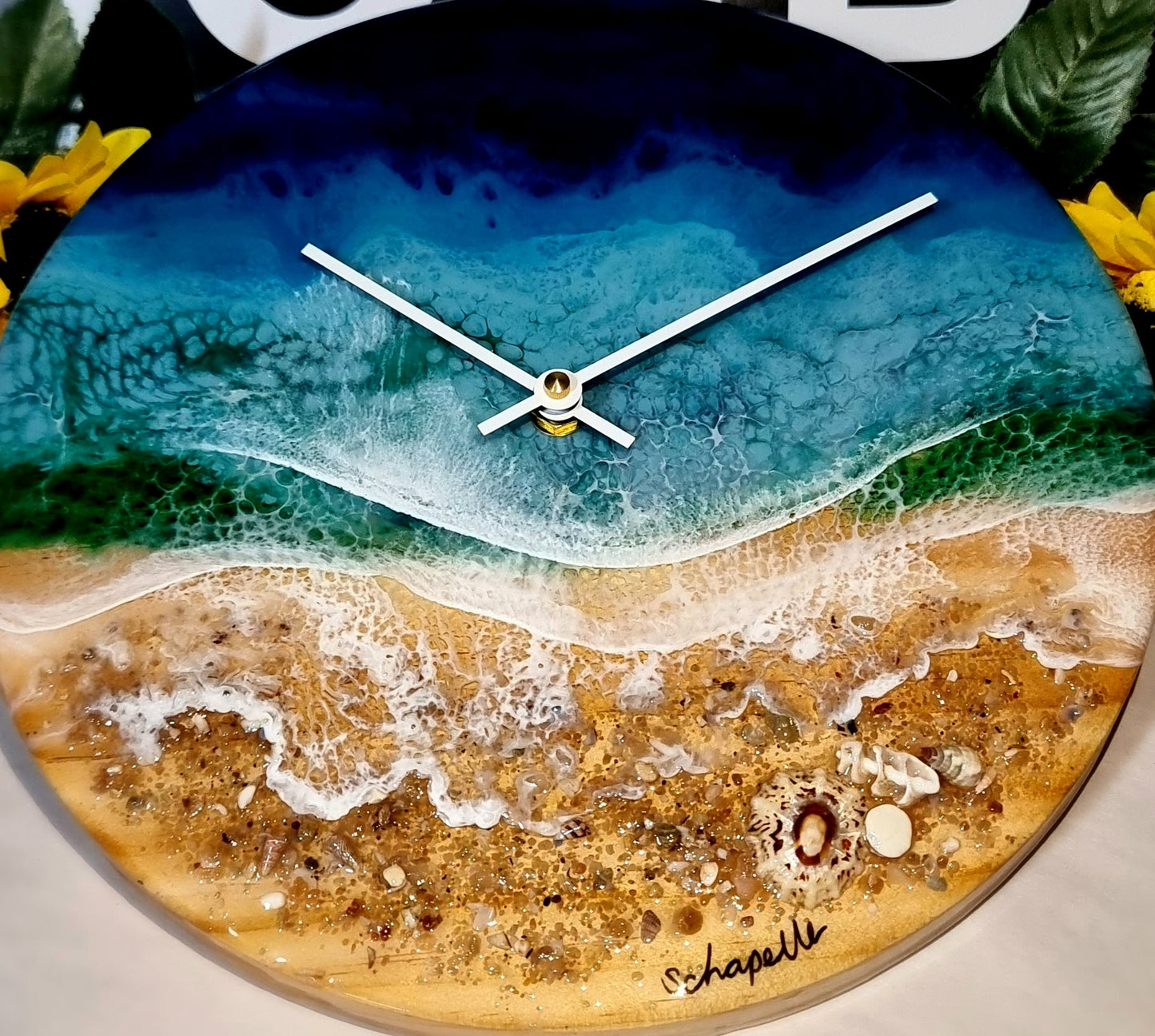 Epoxy Resin Wall Clock Regular (ab1508)