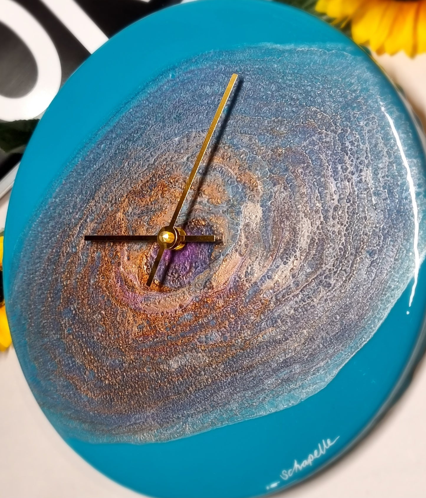 Epoxy Resin Wall Clock Regular (ab1560)