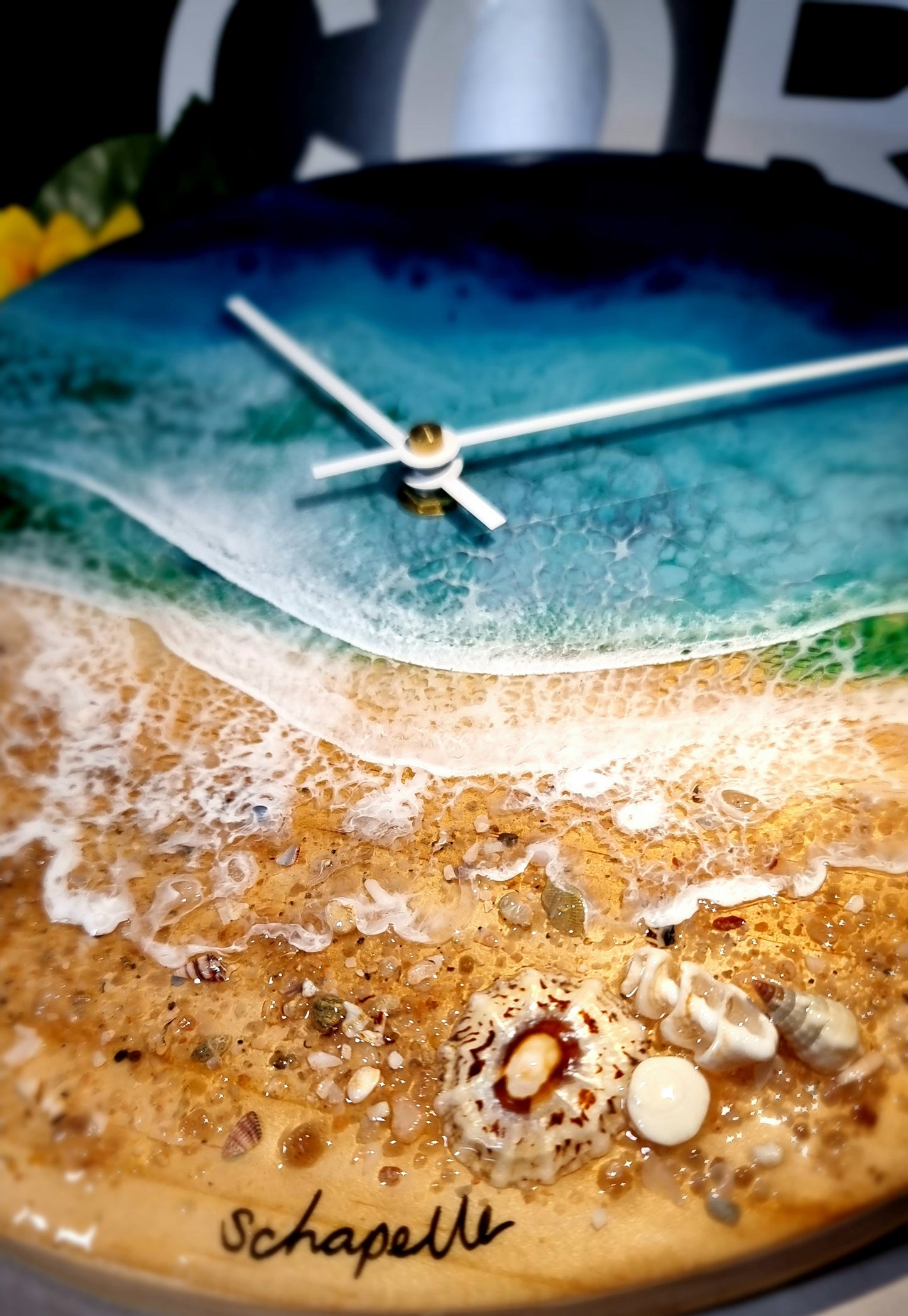 Epoxy Resin Wall Clock Regular (ab1508)