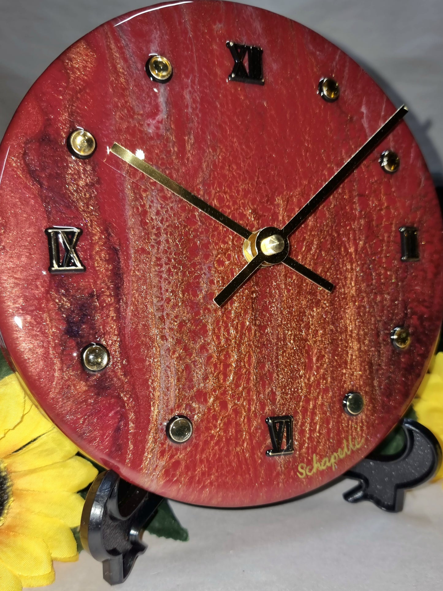 Epoxy Resin Wall Clock Small (ab1512)